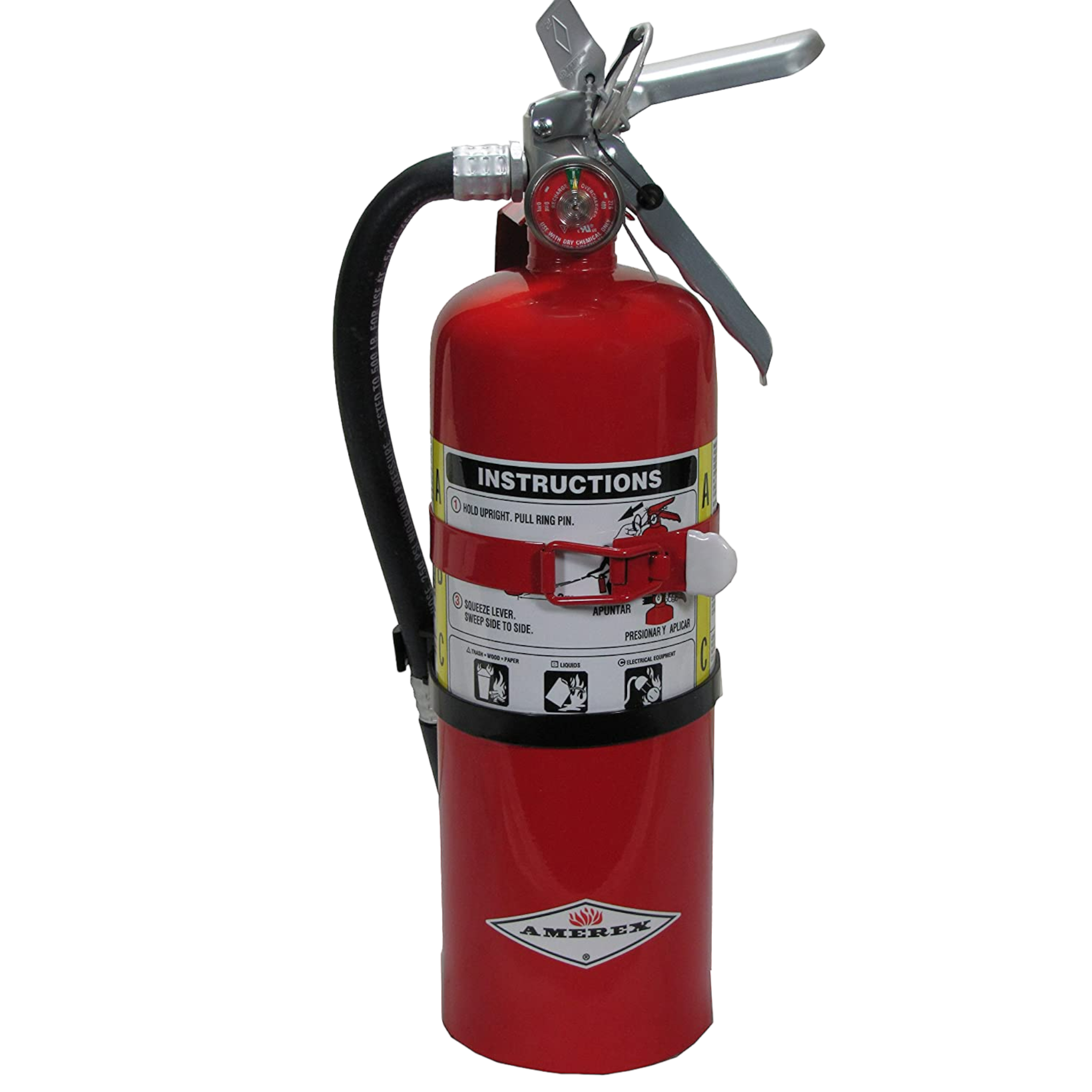 Amerex B402T, 5lb ABC Dry Chemical Class A B C Fire Extinguisher - Pro-Distributing