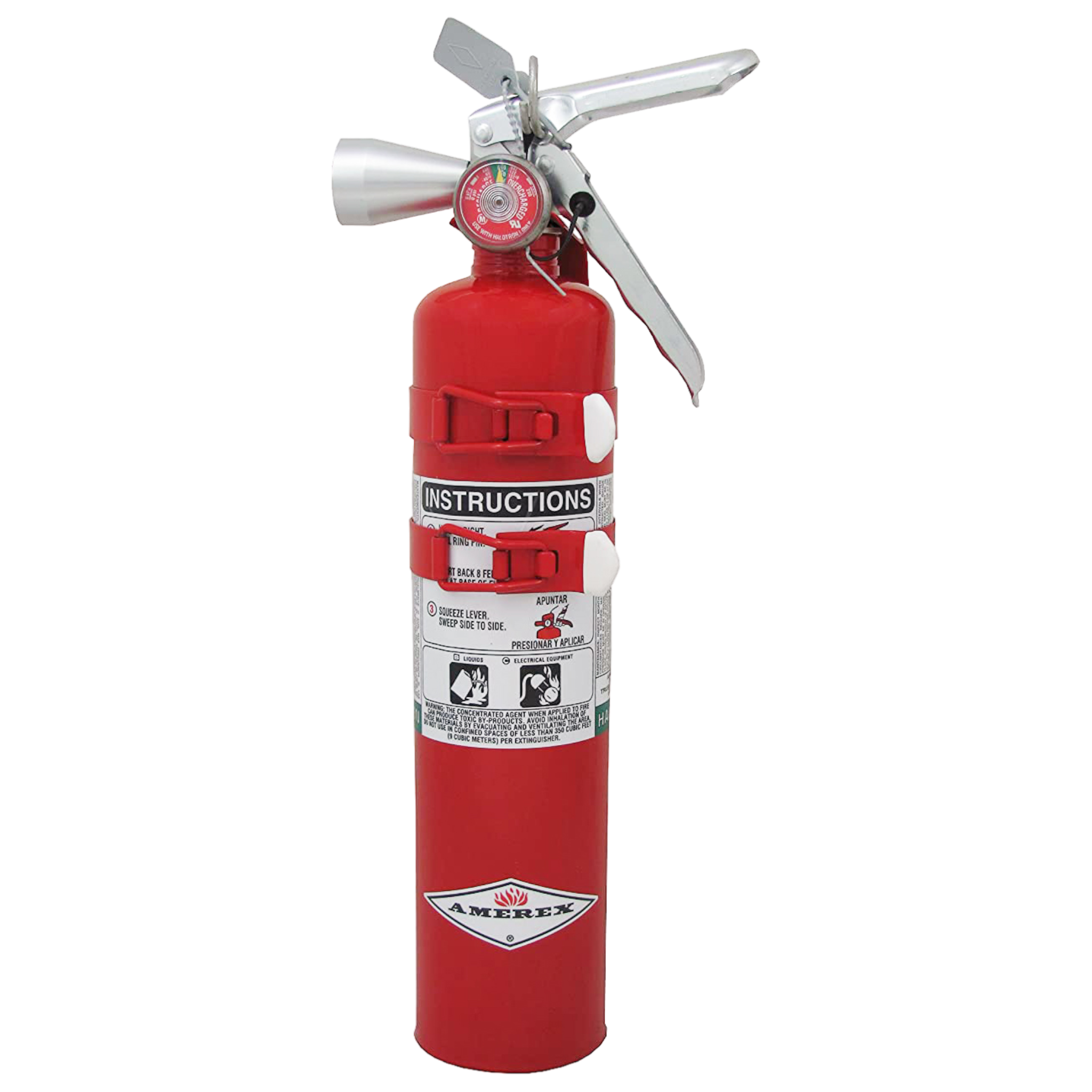 Amerex B385TS, 2.5lb Halotron I Class B C Fire Extinguisher - Pro-Distributing
