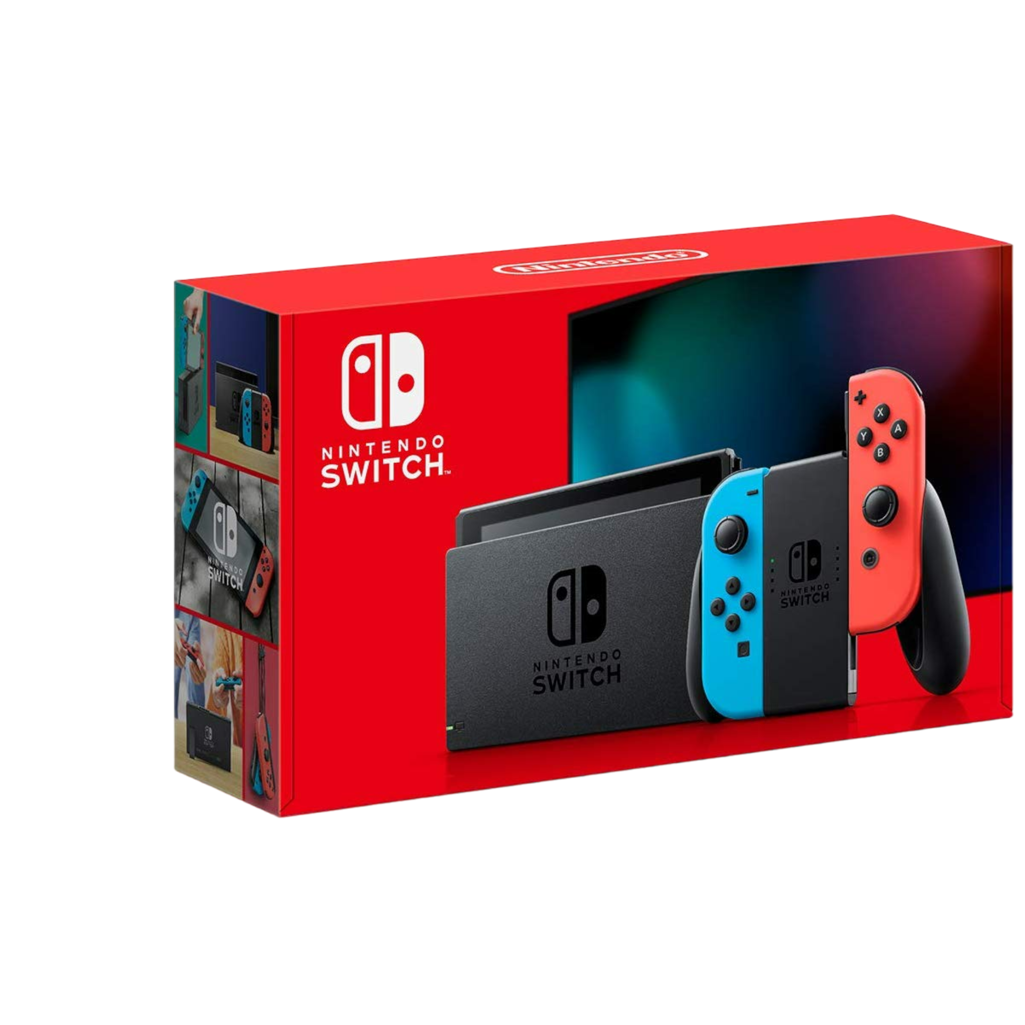 Nintendo Switch 32GB Console - Neon Red/Blue Joy-Con - New Version - Pro-Distributing