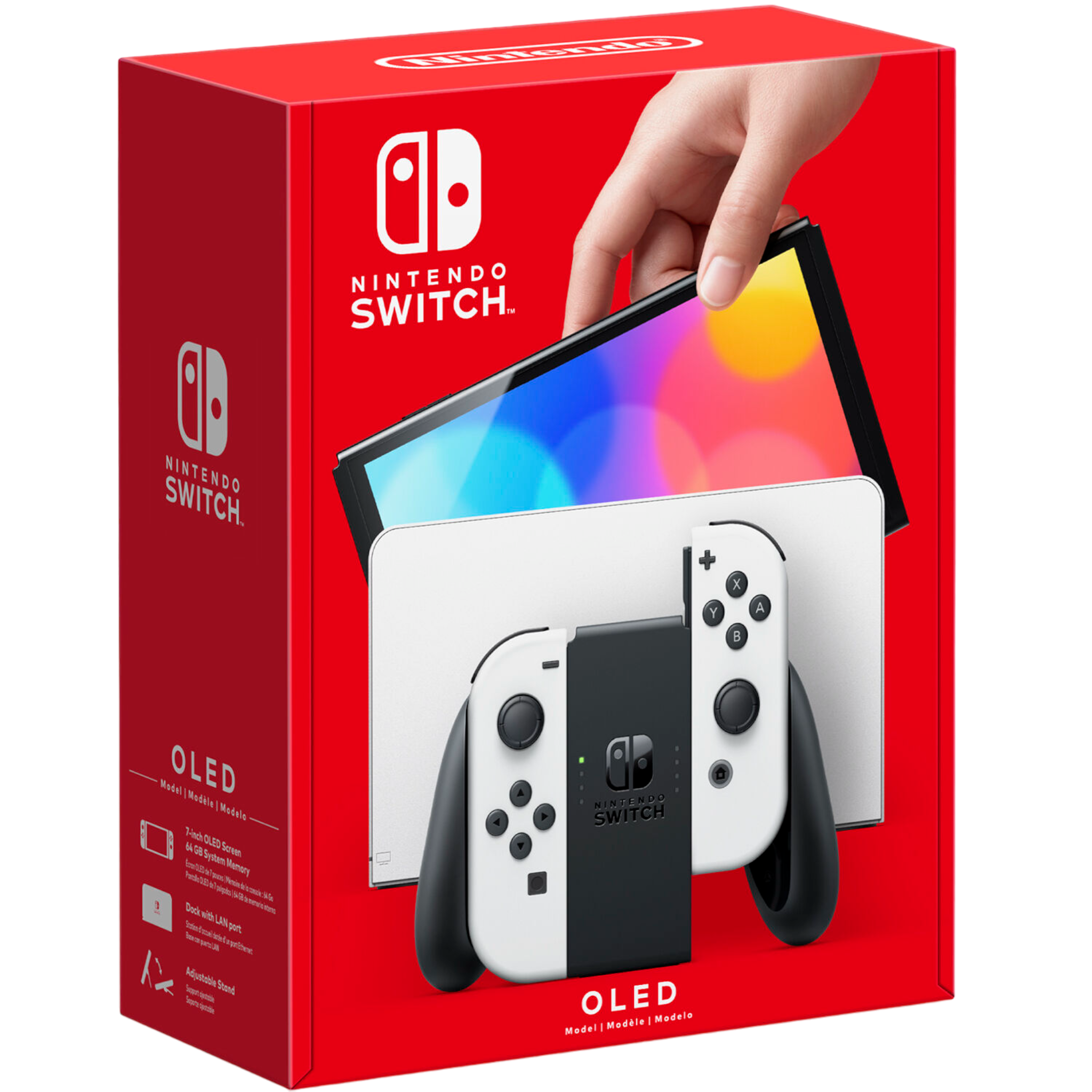 Nintendo Switch - OLED Model with White Joy-Con