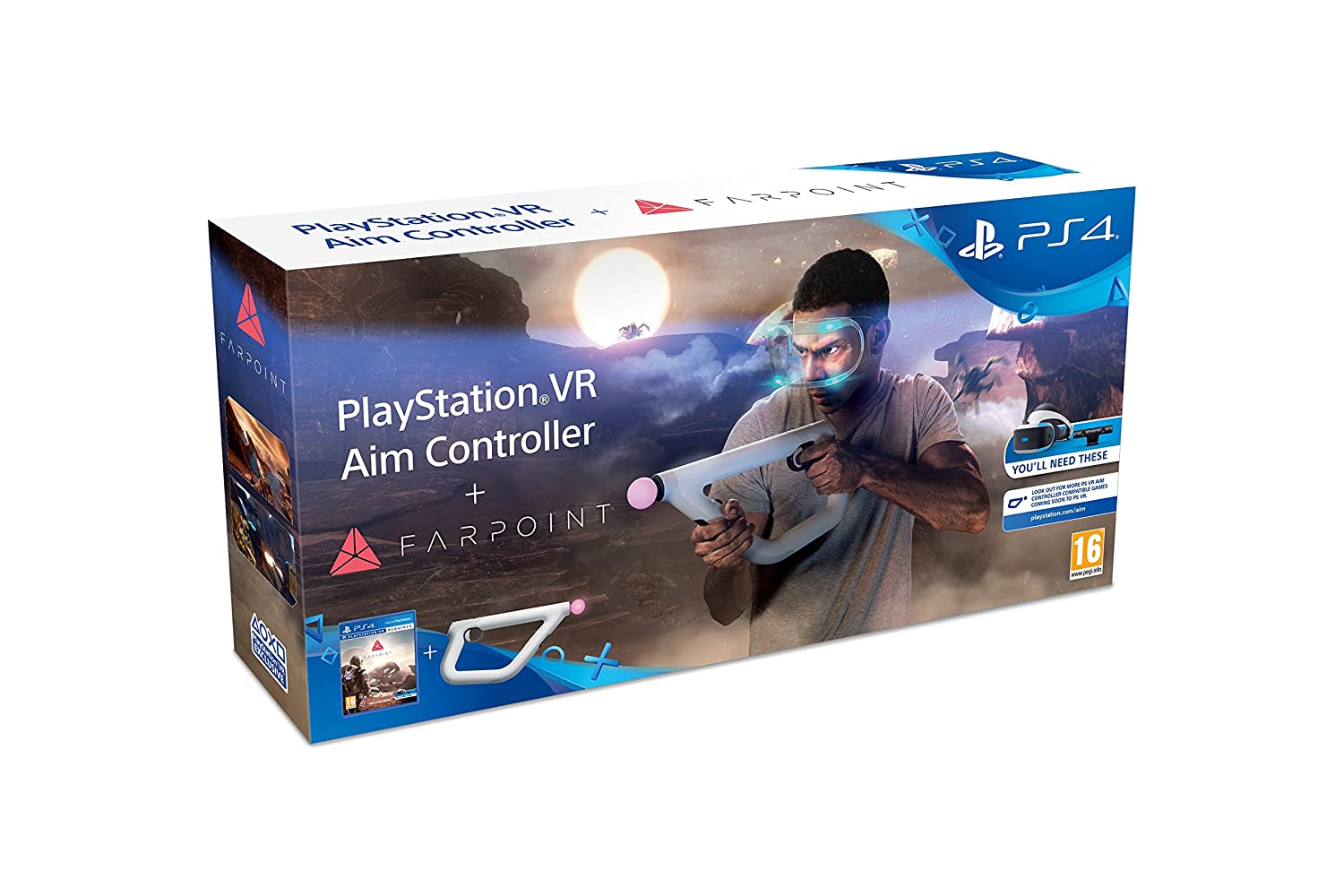 Sony PlayStation VR PSVR Aim Controller and Farpoint Bundle freeshipping - Pro-Distributing
