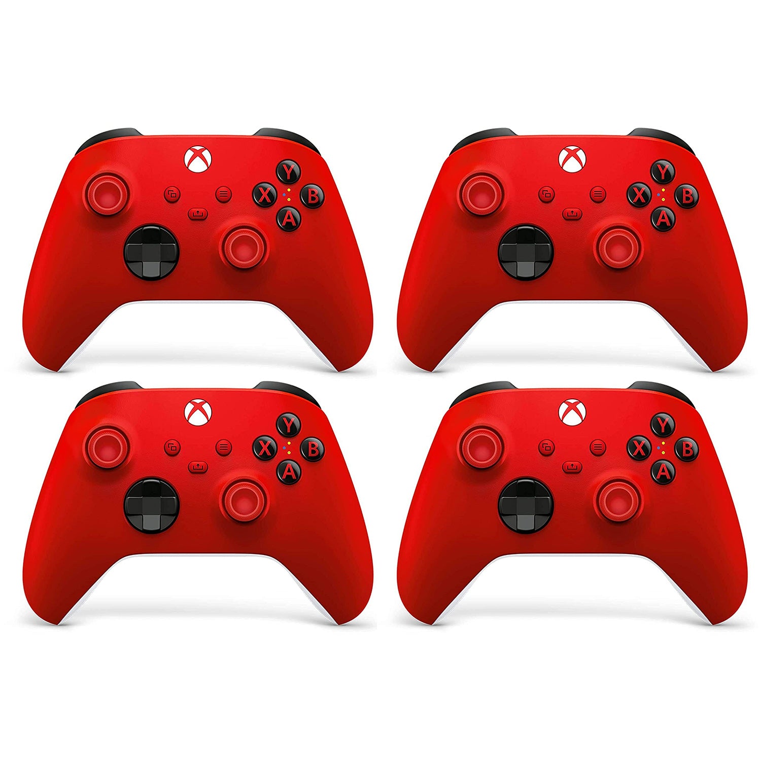 4 Pack Microsoft Xbox Bluetooth Wireless Controller For Series X/S - Pulse Red - Pro-Distributing
