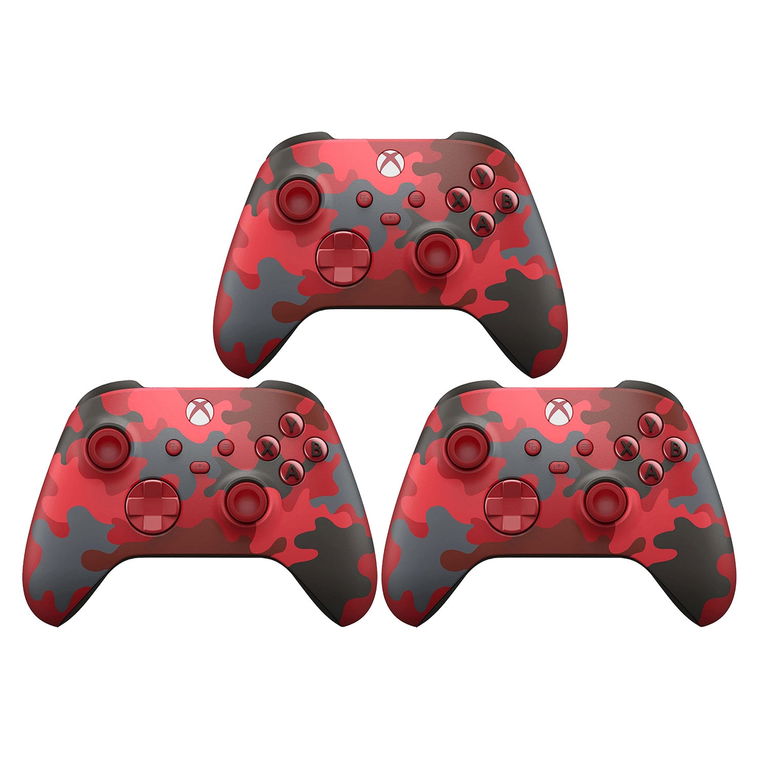 3 Pack Microsoft Xbox Bluetooth Wireless Controller For Series X/S - Daystrike Camo - Pro-Distributing