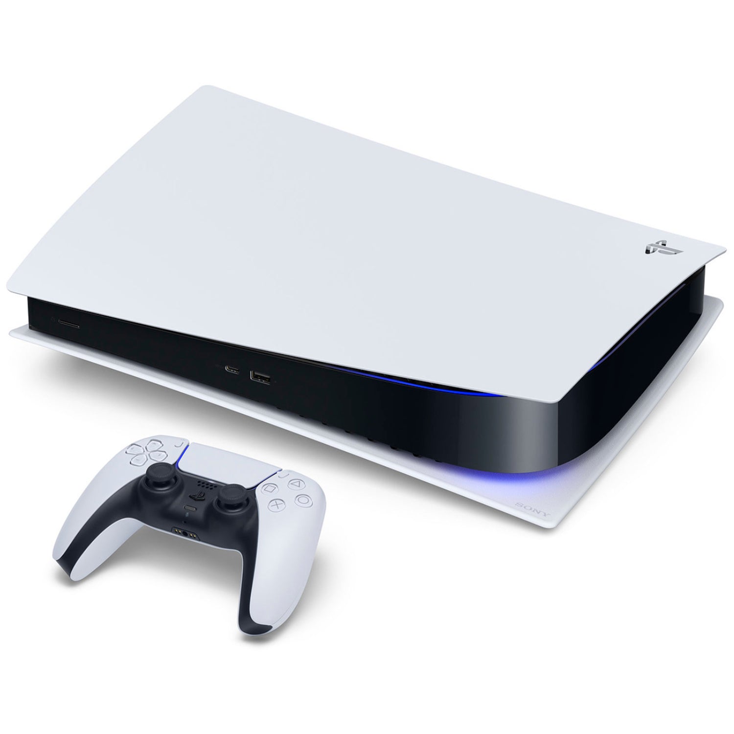 Sony Playstation 5 Disc Version Console (Japan Import) with Extra White Controller and Surge Dual Controller Charge Dock - Pro-Distributing