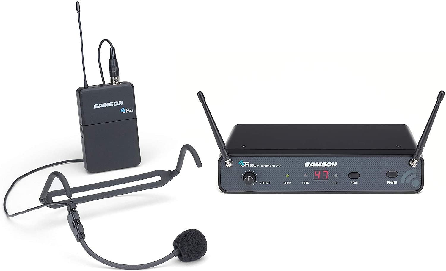 Samson Concert 88x Wireless Headset Microphone System (D: 542 to 566 MHz) - Pro-Distributing