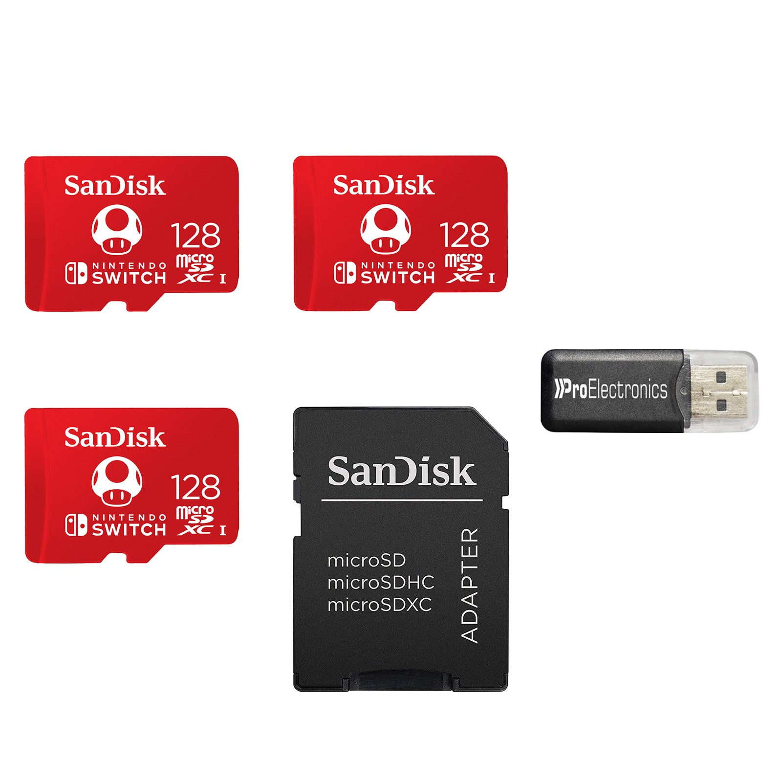 SanDisk 128GB microSDXC UHS-I-Memory-Card for Nintendo-Switch with