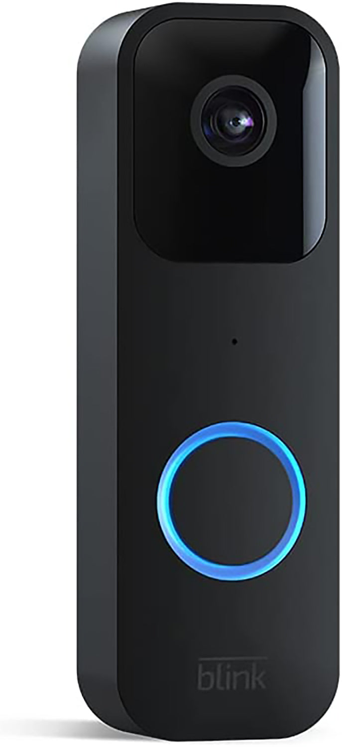 Blink Smart Wi-Fi Video Doorbell Wired/Battery with 2 Way Audio with Alexa - Black - Pro-Distributing