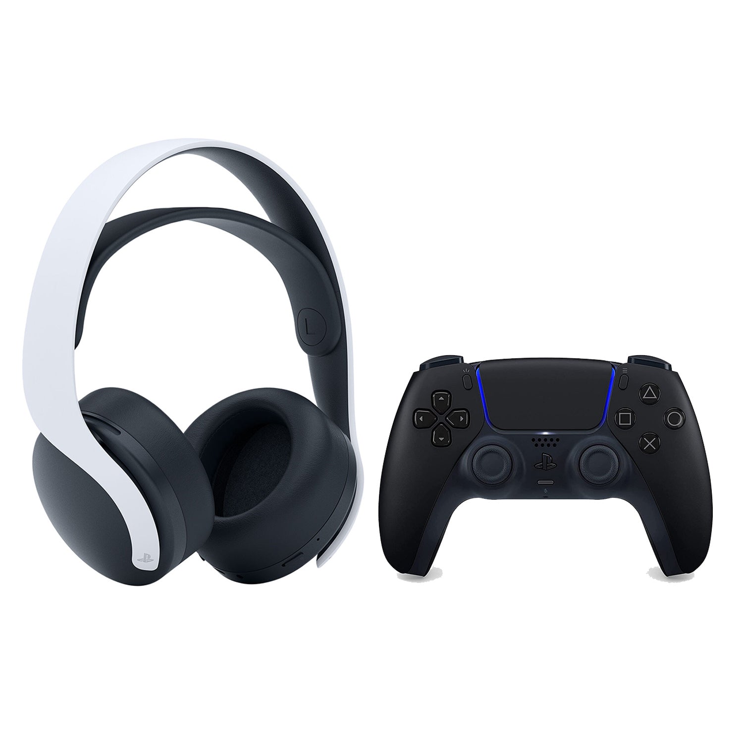 Sony PlayStation 5 PULSE 3D Wireless Gaming Headset and DualSense Controller Bundle - Midnight Black - Pro-Distributing