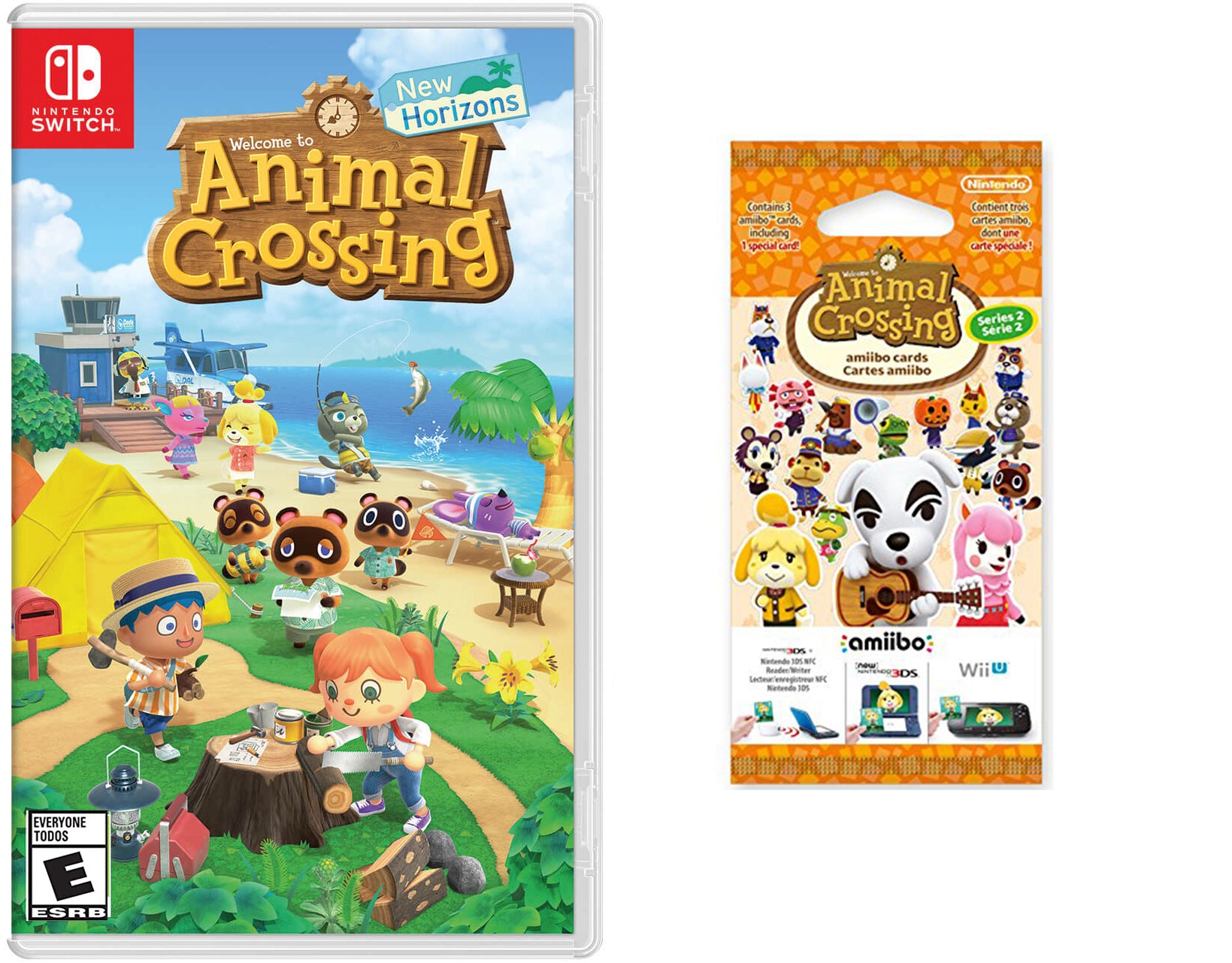 Animal Crossing: New Horizons and Happy Home Designer Amiibo Cards Pack - Series 2 Bundle - Nintendo Switch - Pro-Distributing