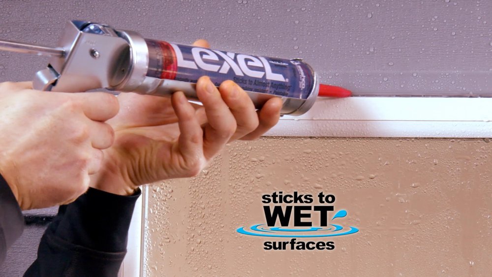 Sashco 13010 10.5oz Sashco Sealants Clear Lexel Adhesive Caulk - Pro-Distributing