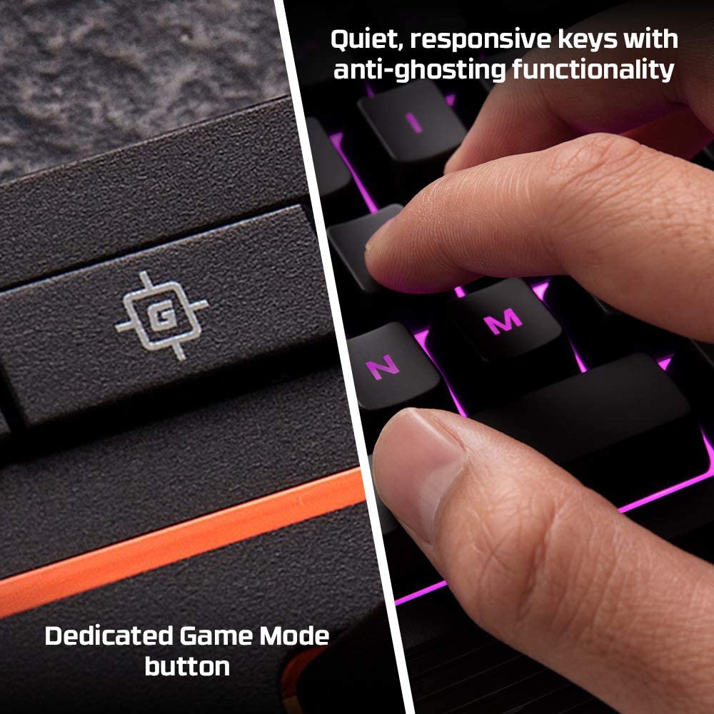 HyperX Alloy Core RGB Gaming Keyboard with Silent Keys and RGB LED Lighting - Refurbished - Pro-Distributing