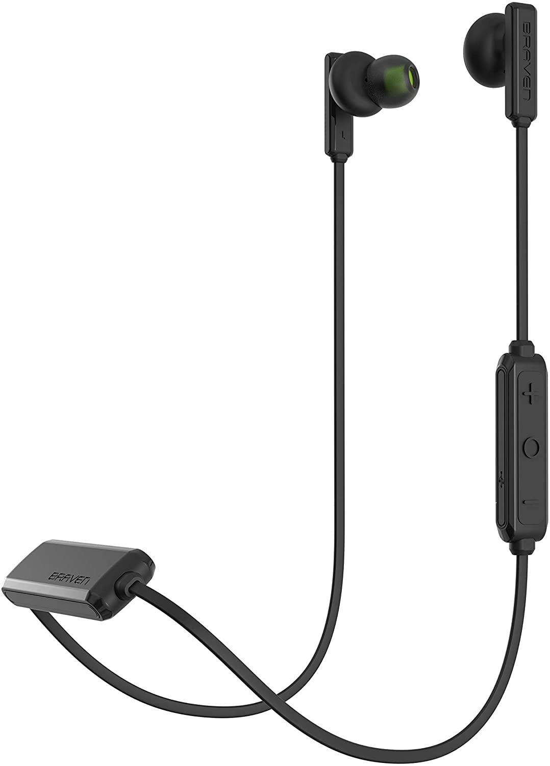 Braven Flye Sport - Water-Resistant, Bluetooth Earbud - Black - Pro-Distributing
