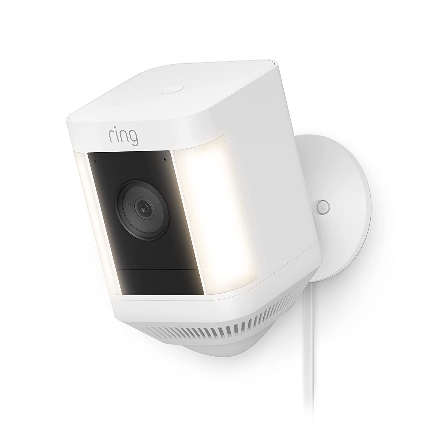 Ring Spotlight Cam Plus Outdoor/Indoor 1080p Wired Security Camera - White - Pro-Distributing