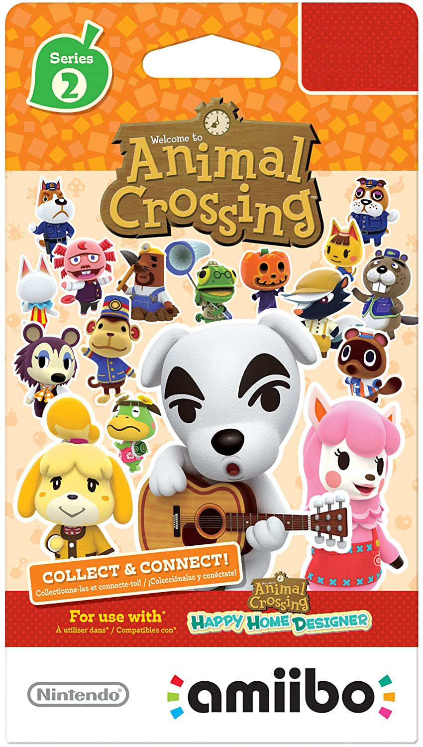 Nintendo Animal Crossing Amiibo Cards Series 2 for Nintendo Wii U and 3DS, 1-Pack (6 Cards/Pack) - Pro-Distributing