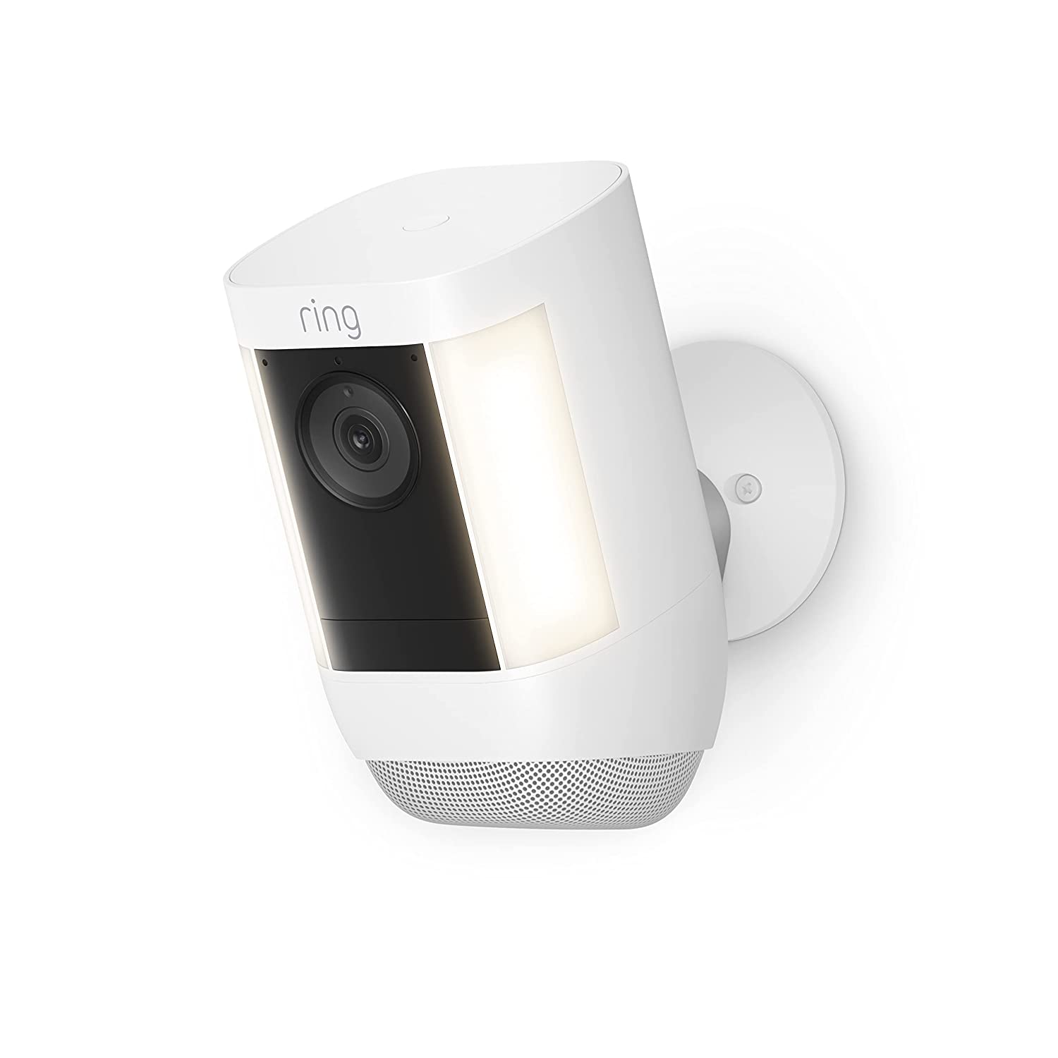 Ring Spotlight Cam Pro Outdoor Wireless 1080p Battery Surveillance Camera - White - Pro-Distributing