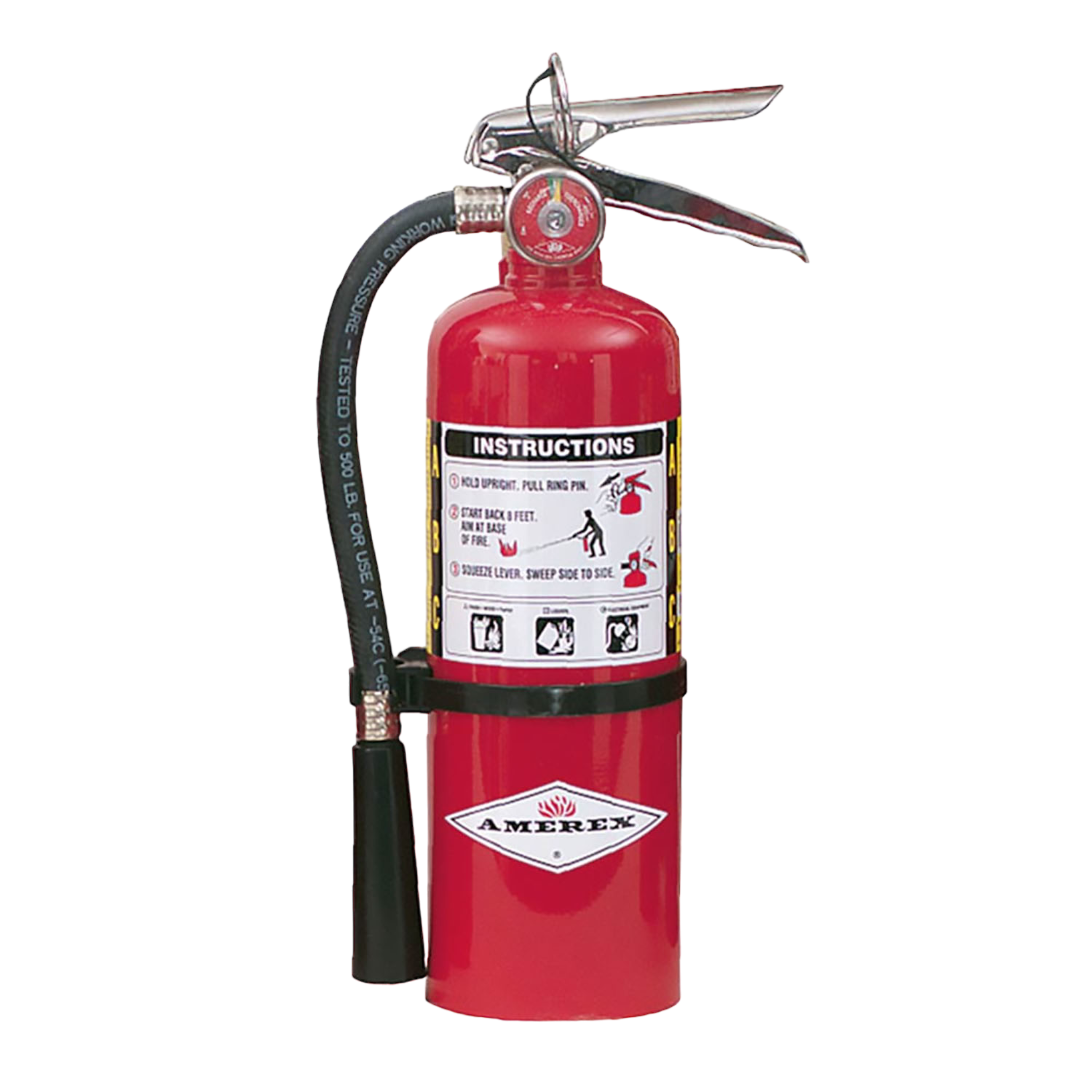 Amerex B424, 5lb ABC Dry Chemical Class A B C Fire Extinguisher - Pro-Distributing