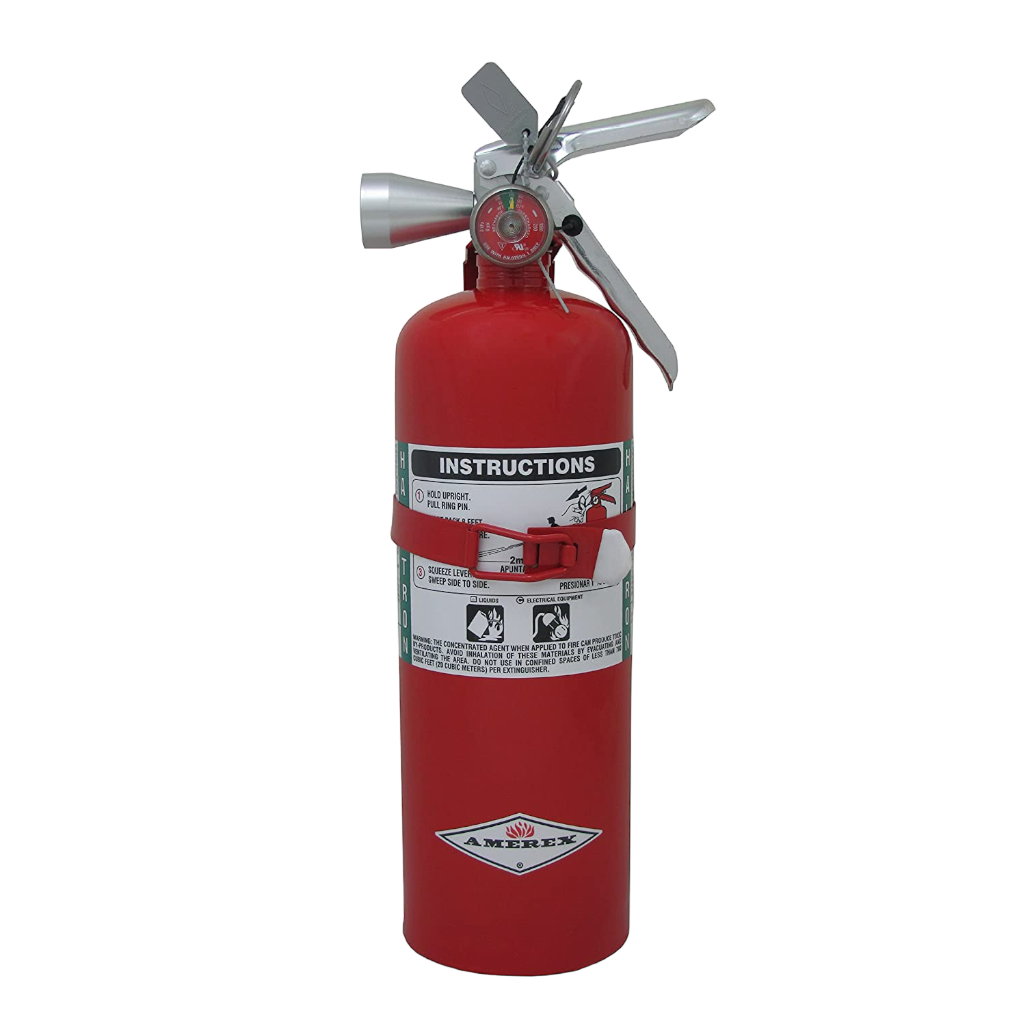 Amerex B386T, 5lb Halotron I Class B C Fire Extinguisher - Pro-Distributing