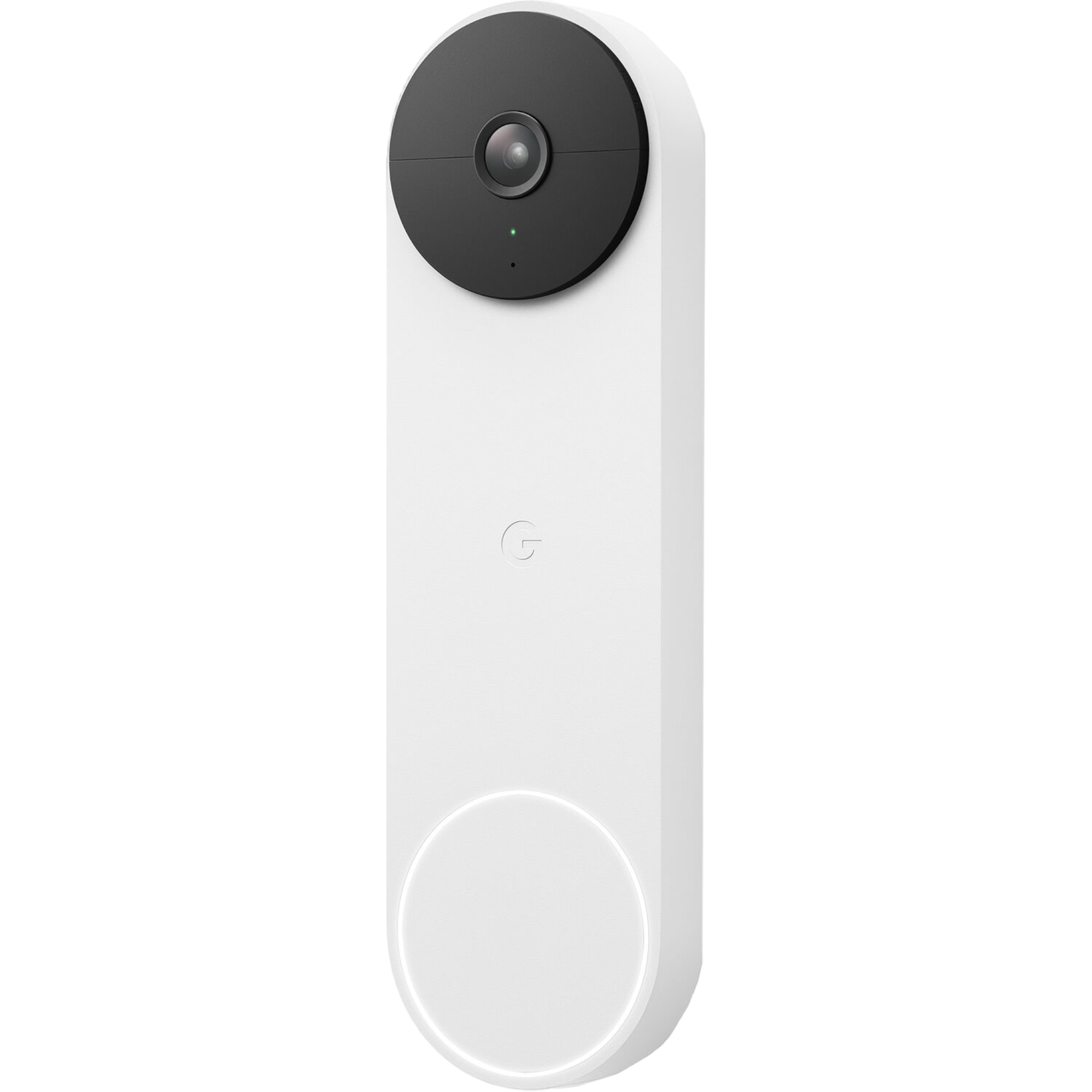 Google Nest Video Doorbell, WiFi, Battery Power with Motion Sensor, 2 Way Audio - Snow - Pro-Distributing