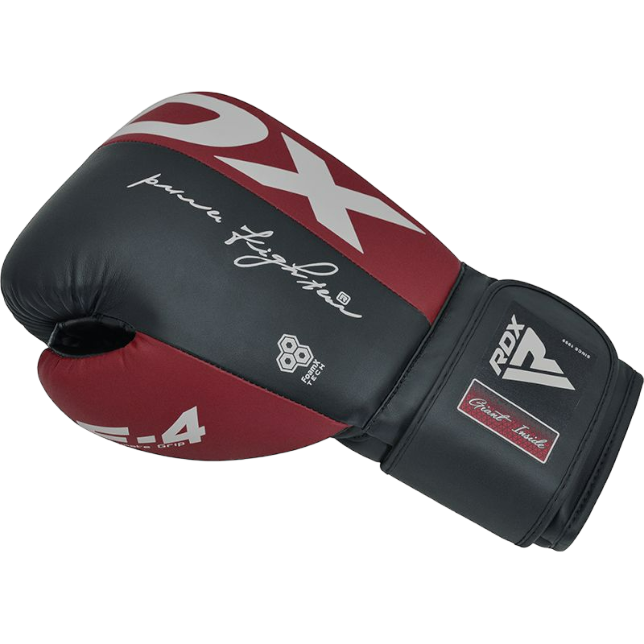 RDX F4 Boxing Sparring Gloves Hook & Loop - Maroon/Blue - Pro-Distributing