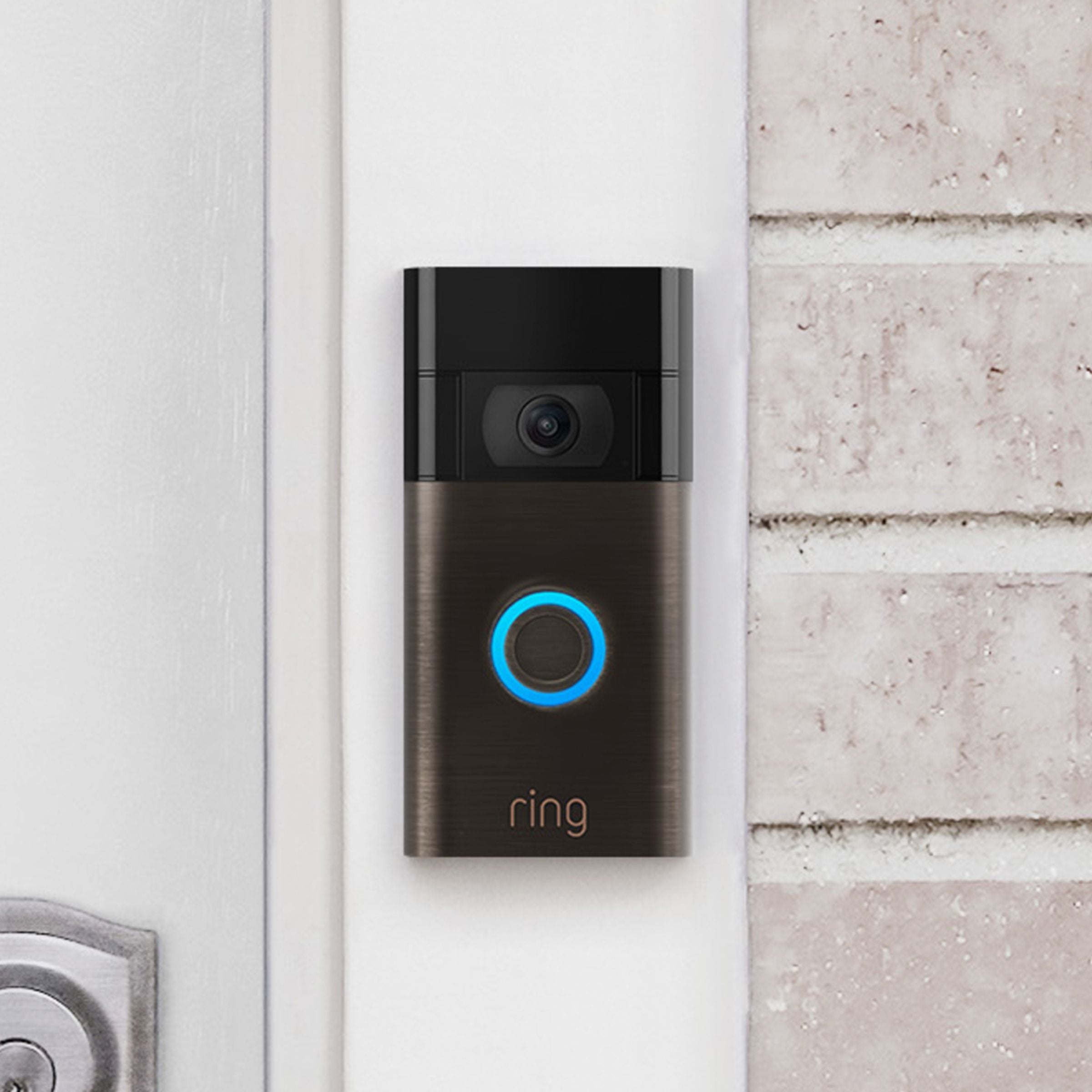 Ring Video Doorbell 1080p Motion Detection (2nd Gen) 2020 Release - Venetian Bronze freeshipping - Pro-Distributing