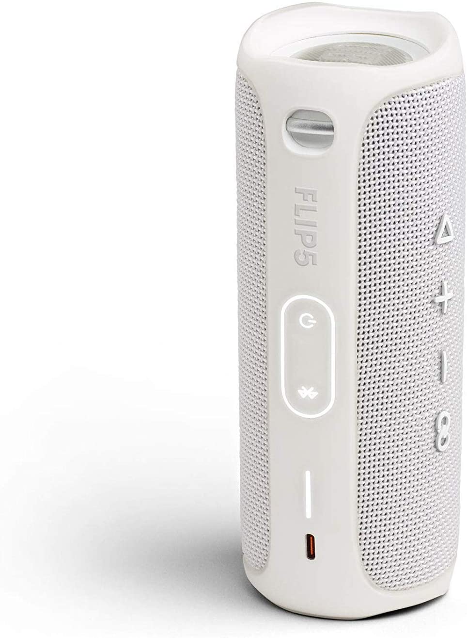 FLIP 5 Waterproof White Portable Bluetooth Speaker with Microfiber Cleaning Cloth - Pro-Distributing