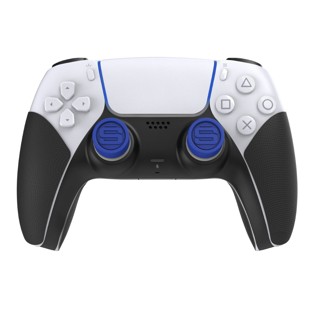 Sony Playstation 5 Disc Version (Sony PS5 Disc) with Extra Controller and Control Grip Pack - Starlight Blue Bundle - Pro-Distributing