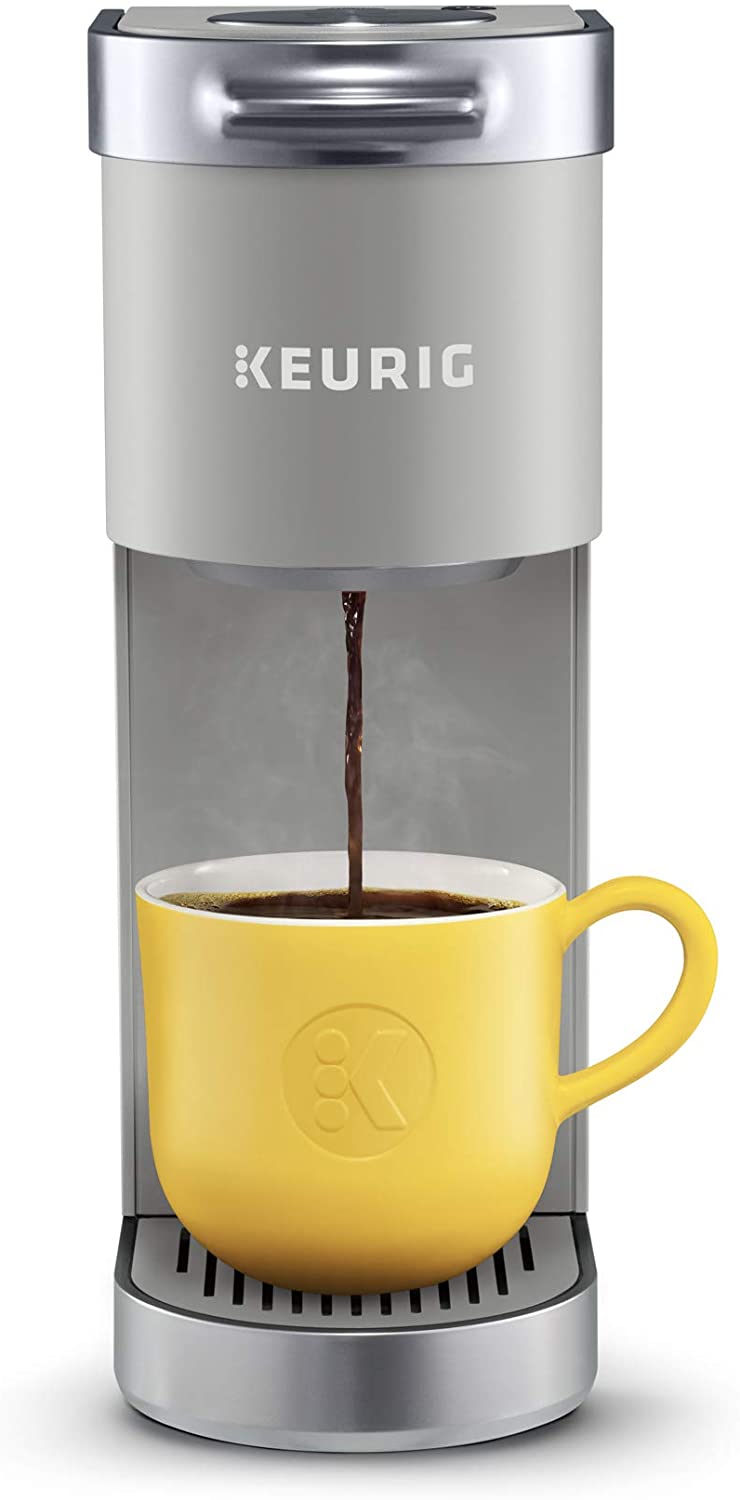 Keurig K-Mini Plus Maker Single Serve K-Cup Pod Coffee Brewer - Studio Gray - Pro-Distributing