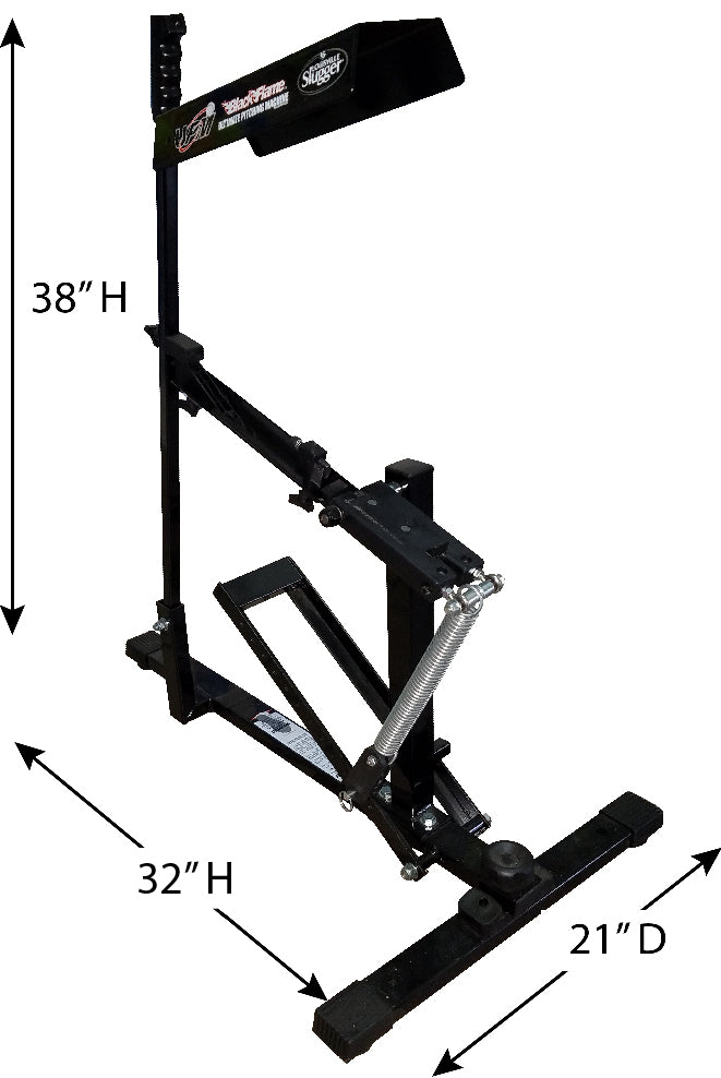 Louisville Slugger UPM 50 Black Flame Pitching Machine and Heater Sports 12-Pack Weighted Pitching Machine Baseballs Bundle - Pro-Distributing