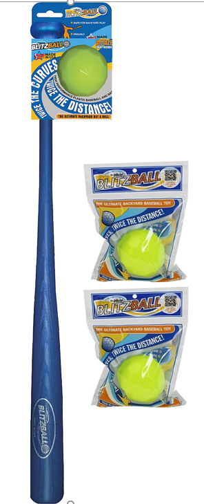 Blitzball Bat & Three (3) Blitzball Starter Value Pack - Pro-Distributing
