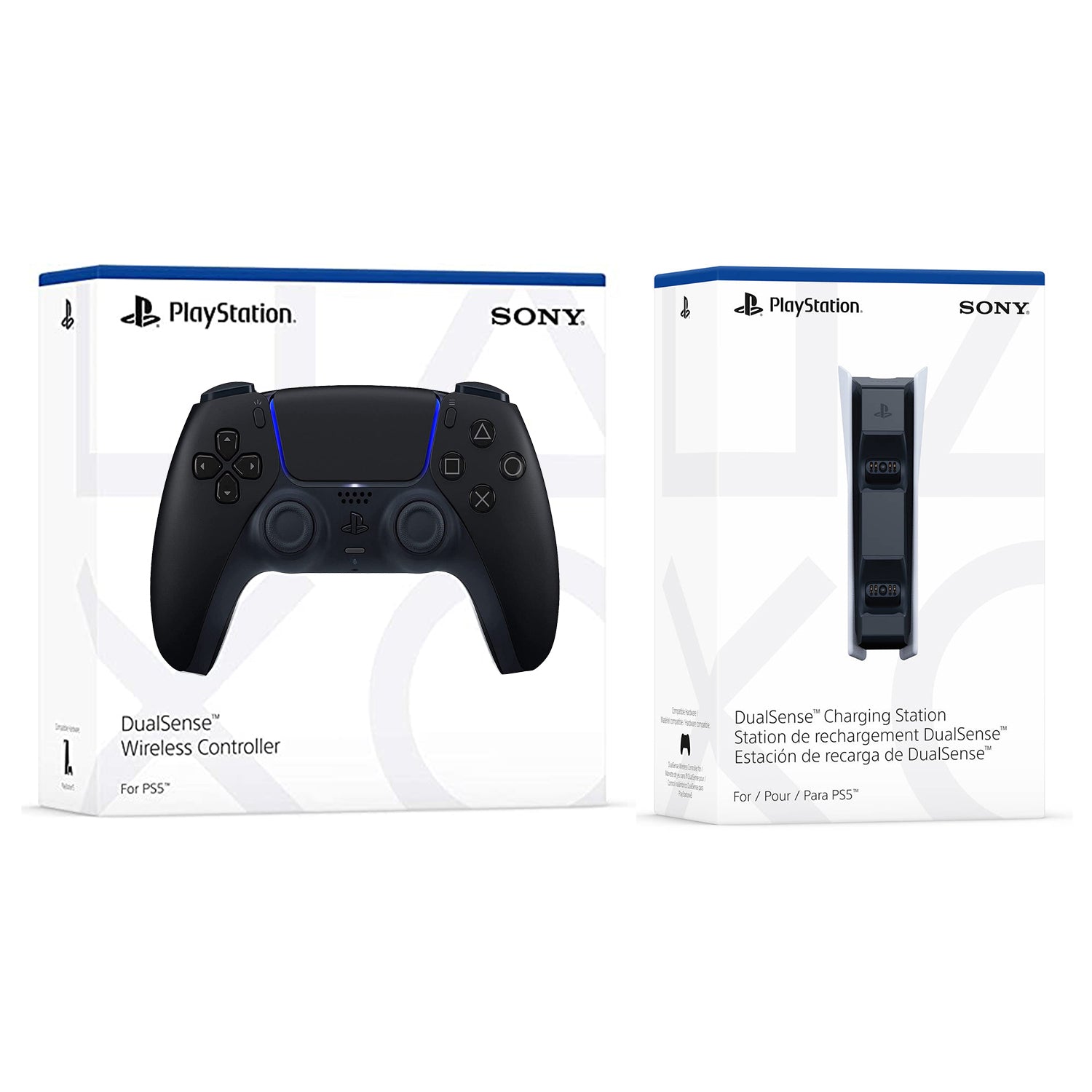Sony PlayStation 5 Black DualSense Wireless Controller and Charging Dock - Pro-Distributing