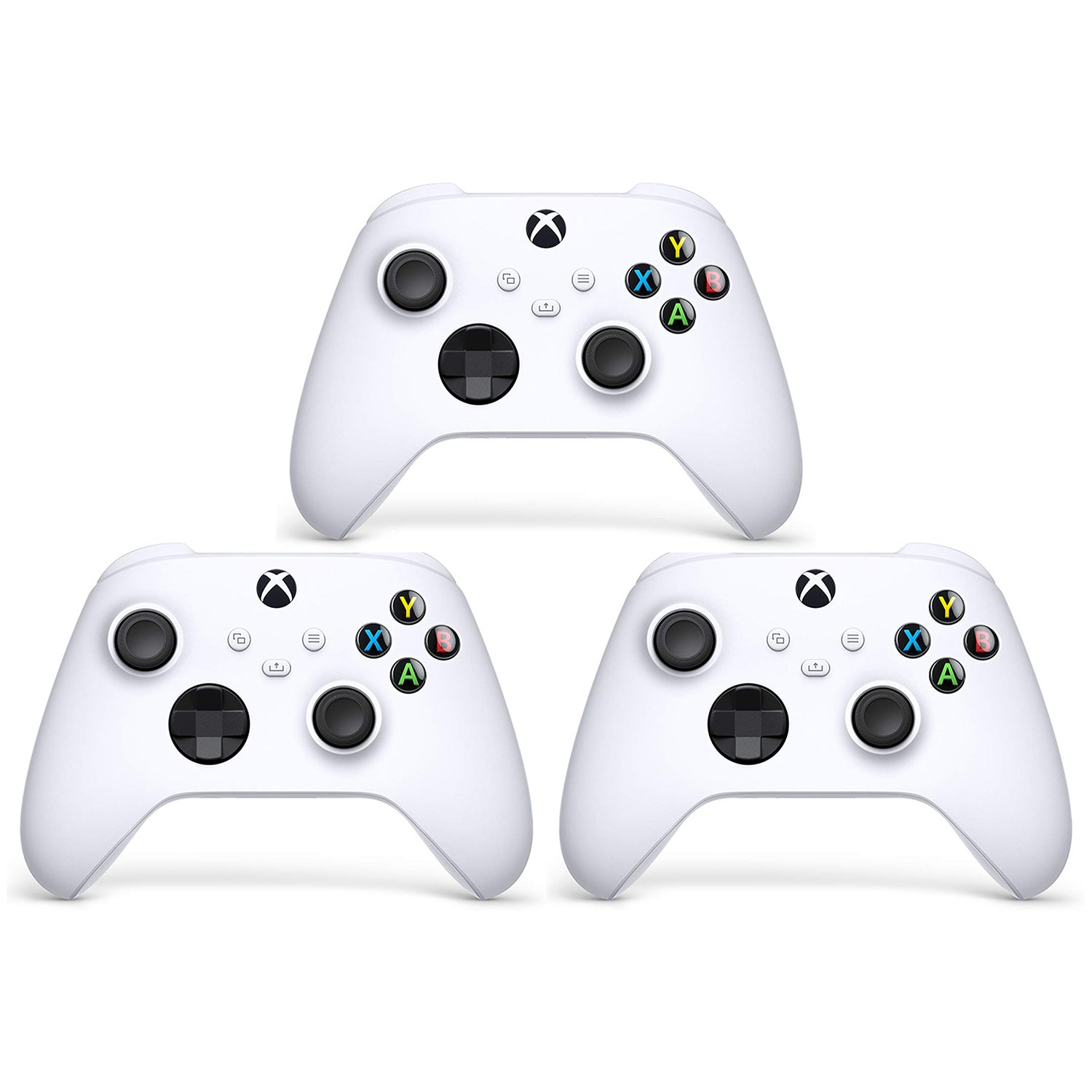 3 Pack Microsoft Xbox Bluetooth Wireless Controller For Series X/S - Robot White - Pro-Distributing