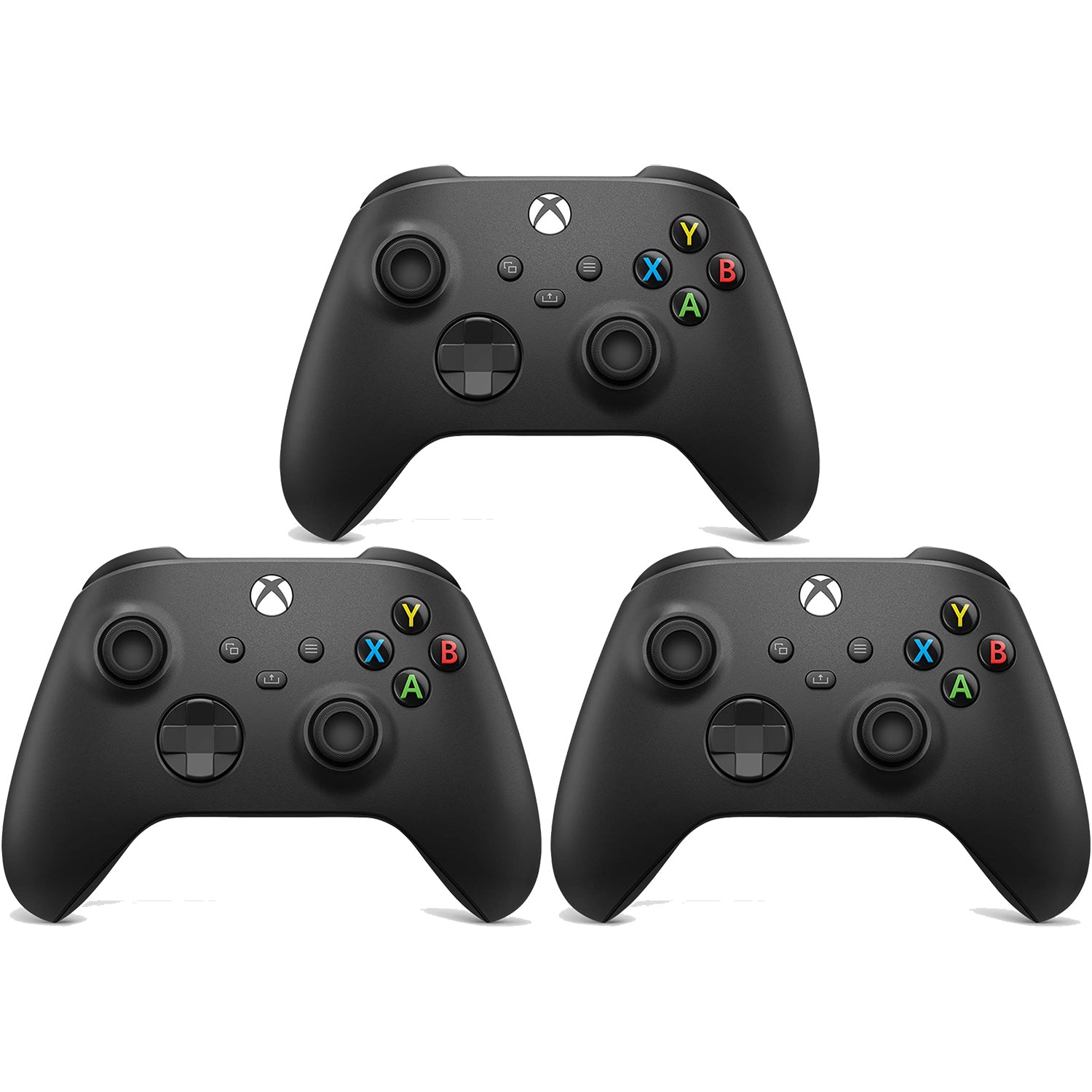 3 Pack Microsoft Xbox Bluetooth Wireless Controller For Series X/S - Carbon Black - Pro-Distributing