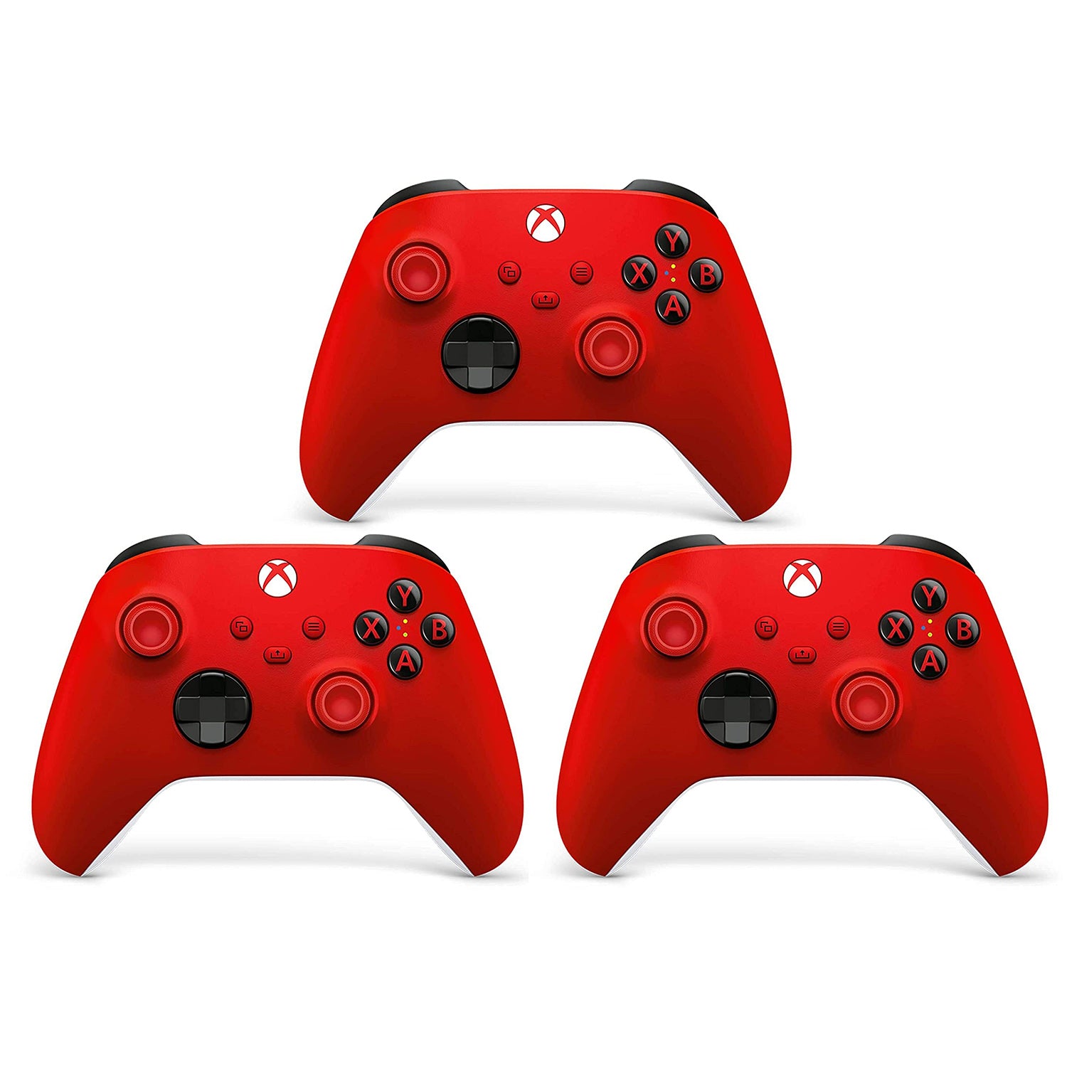 3 Pack Microsoft Xbox Bluetooth Wireless Controller For Series X/S - Pulse Red - Pro-Distributing