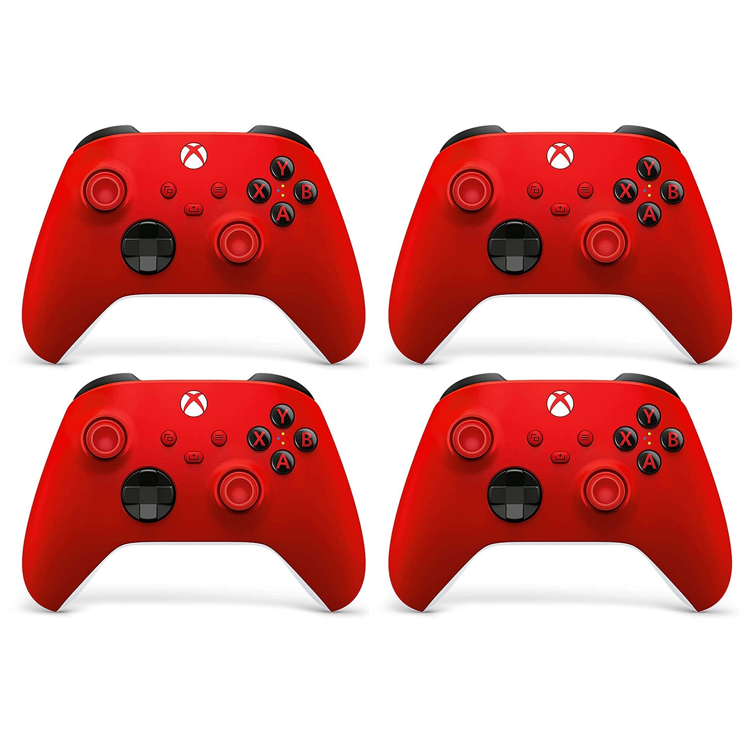 4 Pack Microsoft Xbox Bluetooth Wireless Controller For Series X/S - Pulse Red - Pro-Distributing