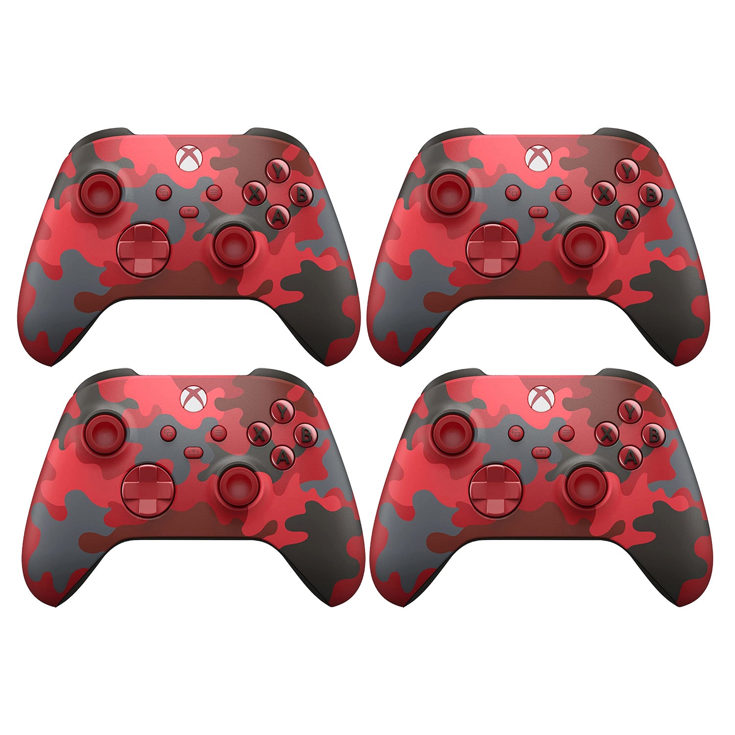 4 Pack Microsoft Xbox Bluetooth Wireless Controller For Series X/S - Daystrike Camo - Pro-Distributing