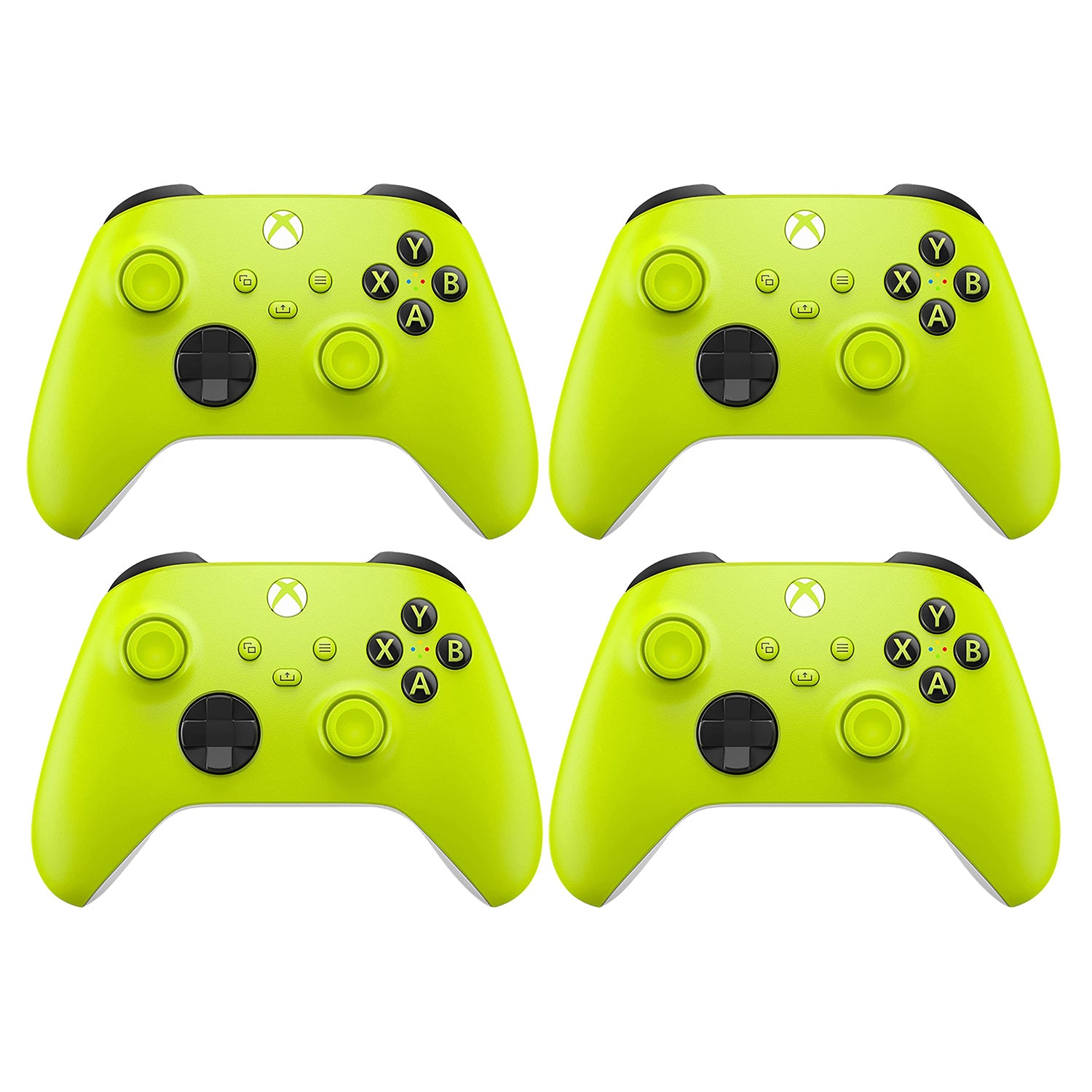 4 Pack Microsoft Xbox Bluetooth Wireless Controller For Series X/S - Electric Volt - Pro-Distributing