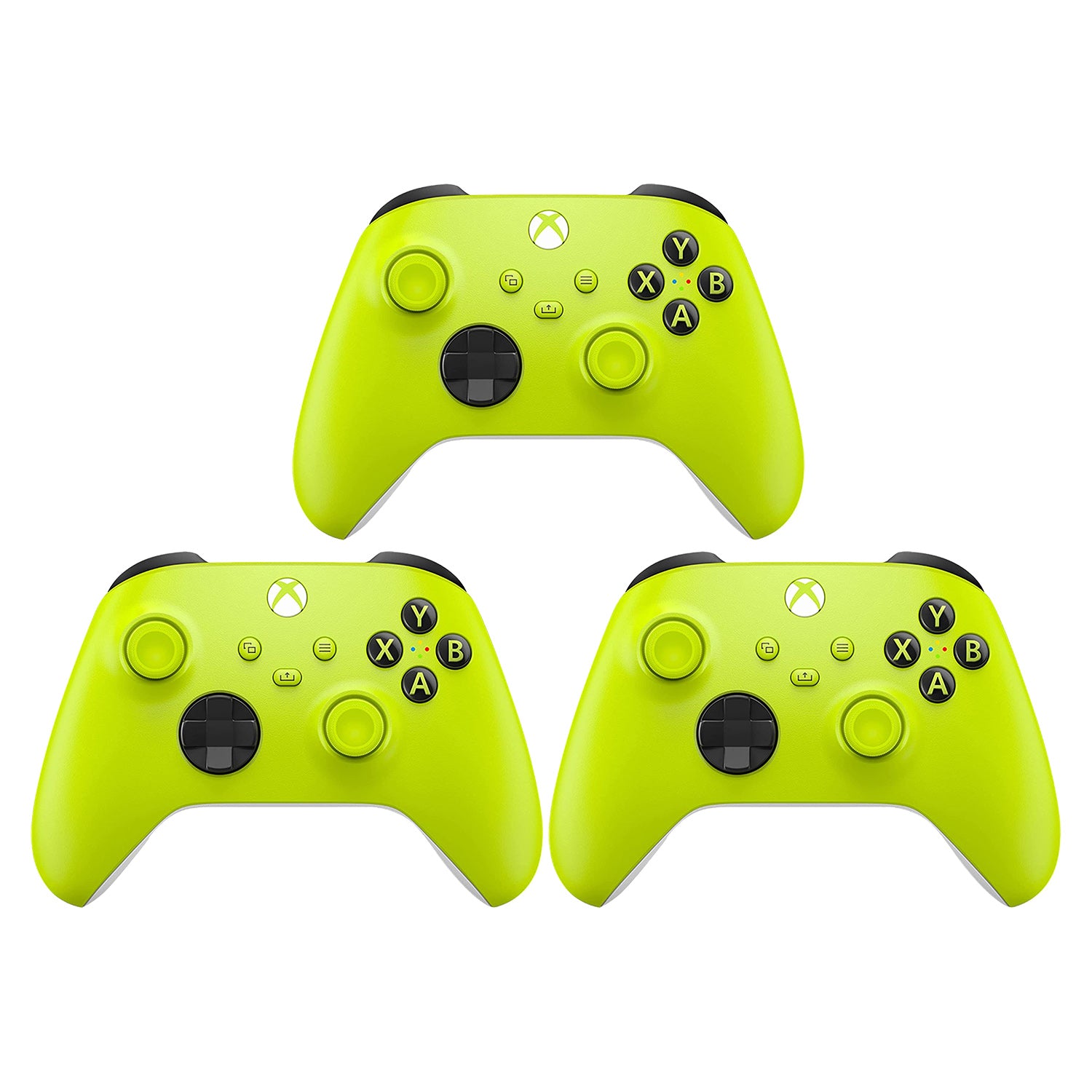 3 Pack Microsoft Xbox Bluetooth Wireless Controller For Series X/S - Electric Volt - Pro-Distributing