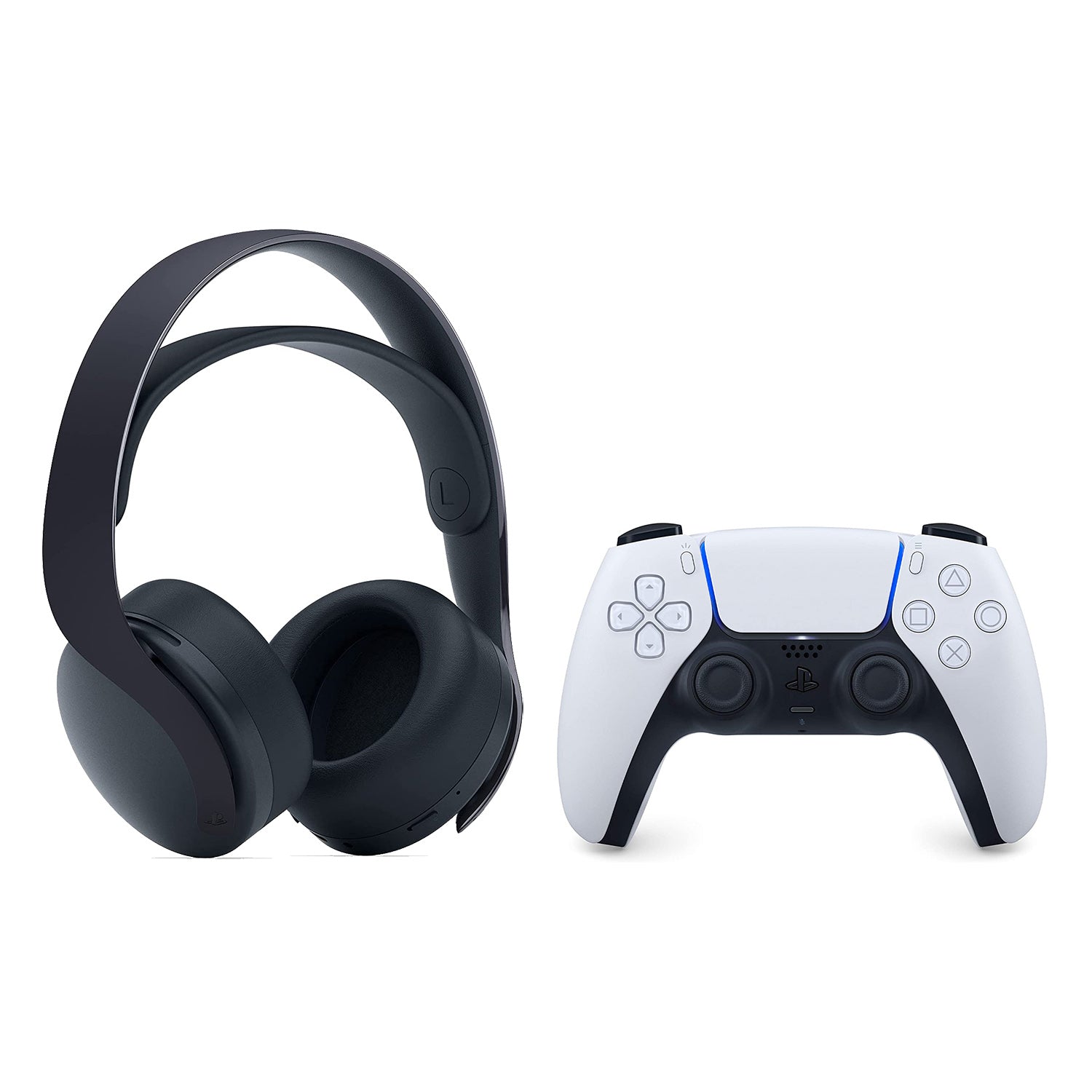 Sony PlayStation 5 PULSE 3D Wireless Gaming Headset and DualSense Controller Bundle - Glacier White - Pro-Distributing