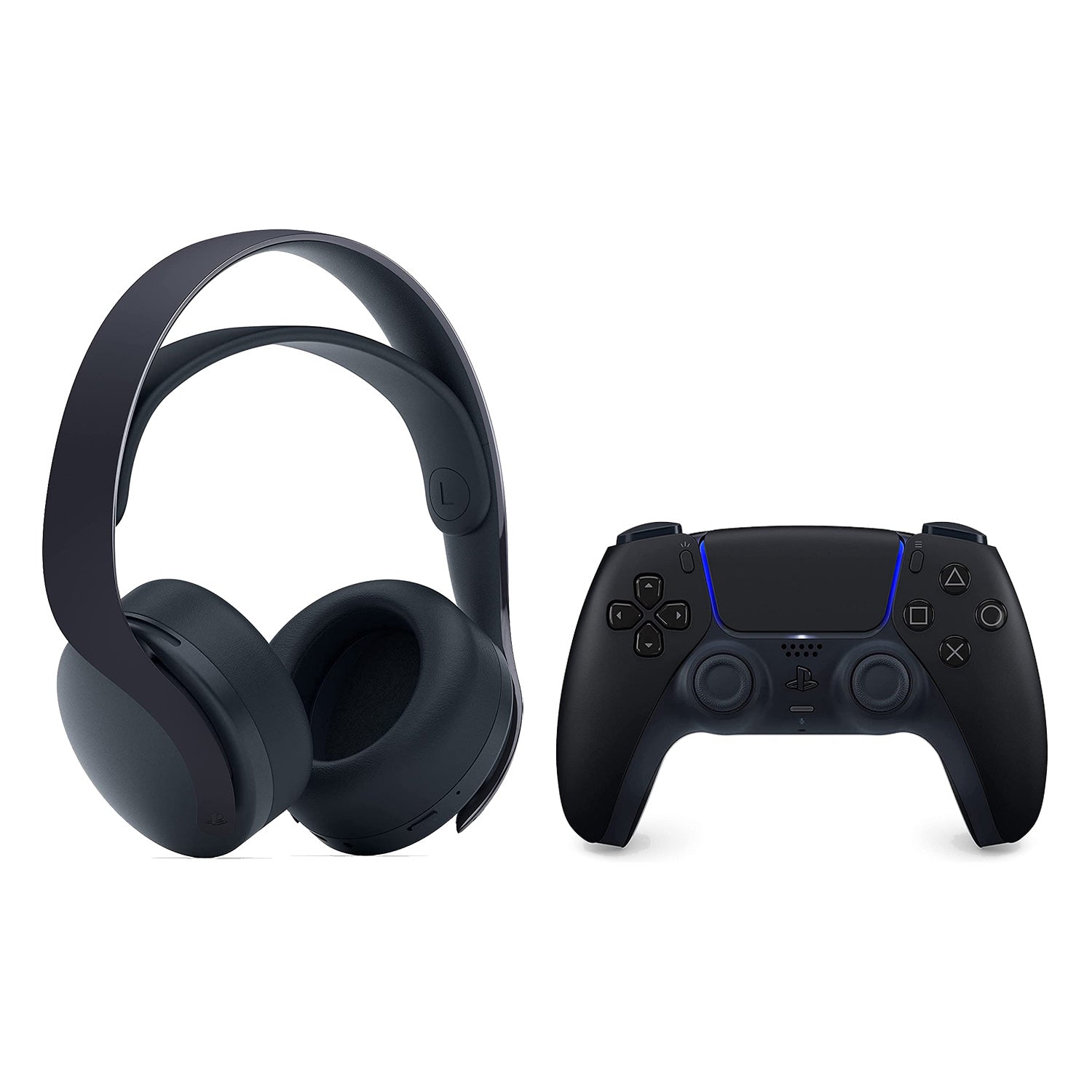 Sony PlayStation 5 PULSE 3D Wireless Gaming Headset and DualSense Controller Bundle - Midnight Black - Pro-Distributing