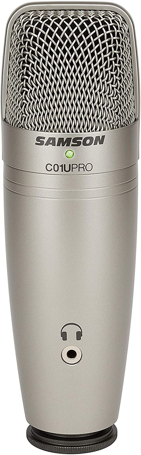 Samson C01U Pro Condenser Microphone with SR880 Closed-Back Headphones Bundle - Pro-Distributing