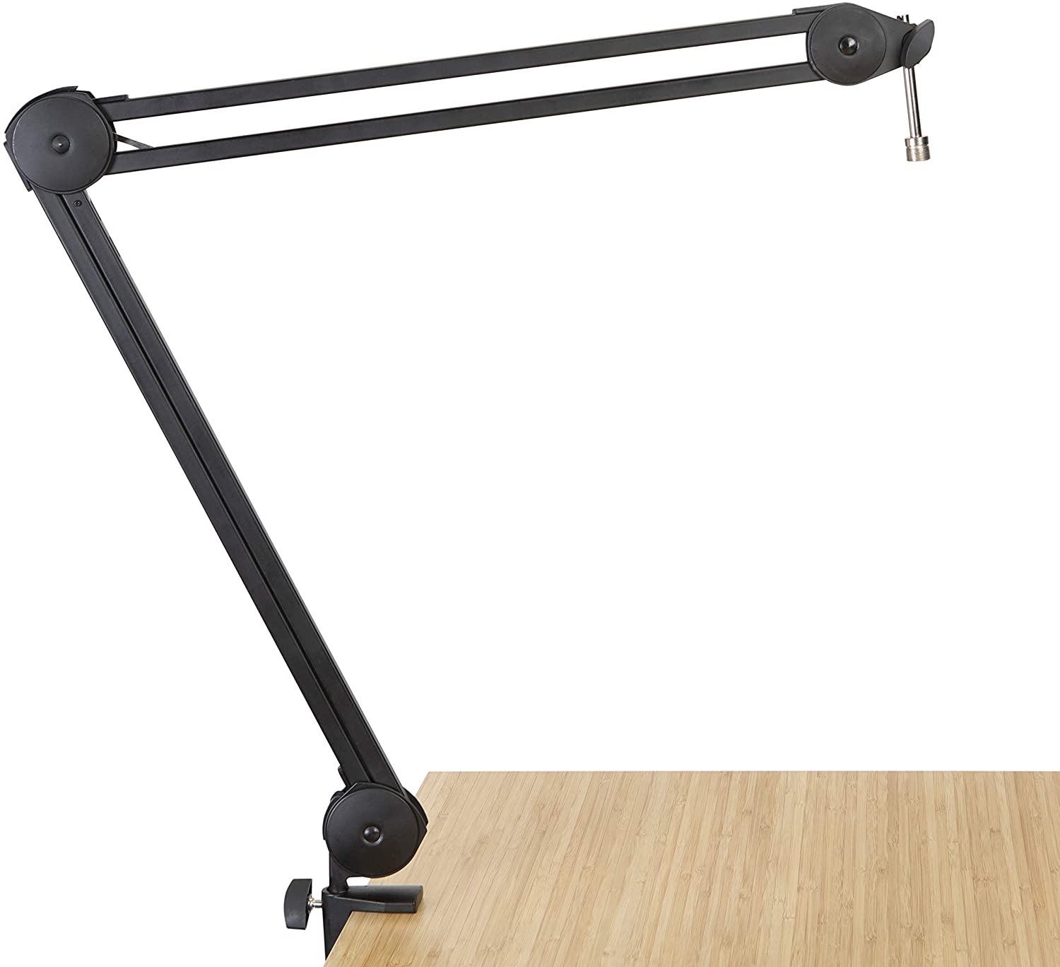 2 Pack Gator Frameworks Deluxe Desk-Mounted Broadcast Microphone Boom Stand for Podcasts & Recording - GFWMICBCBM2000 - Pro-Distributing