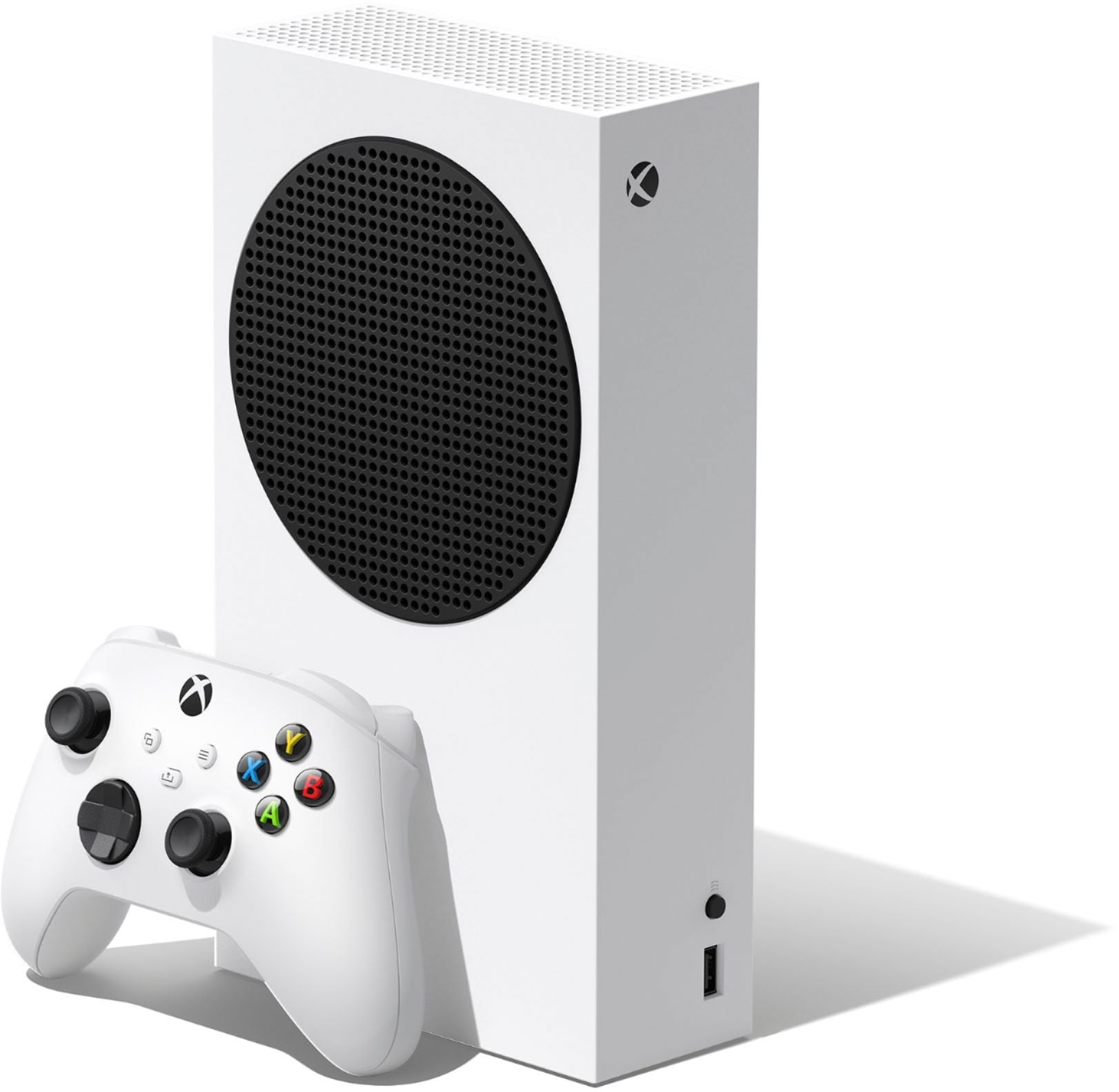 Microsoft Xbox Series S Console Fortnite Rocket League with Extra Robot White Controller, Dual Charge Dock and Wireless Controller Keypad - Pro-Distributing