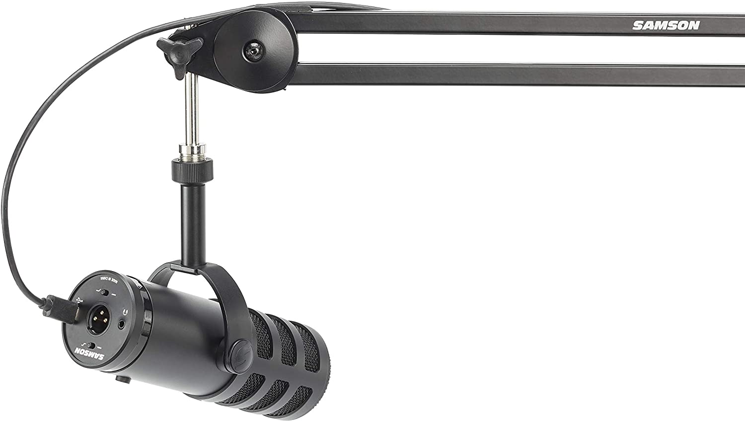 Samson Q9U Broadcast Microphone with SR850 Semi Open-Back Studio Headphones - Pro-Distributing