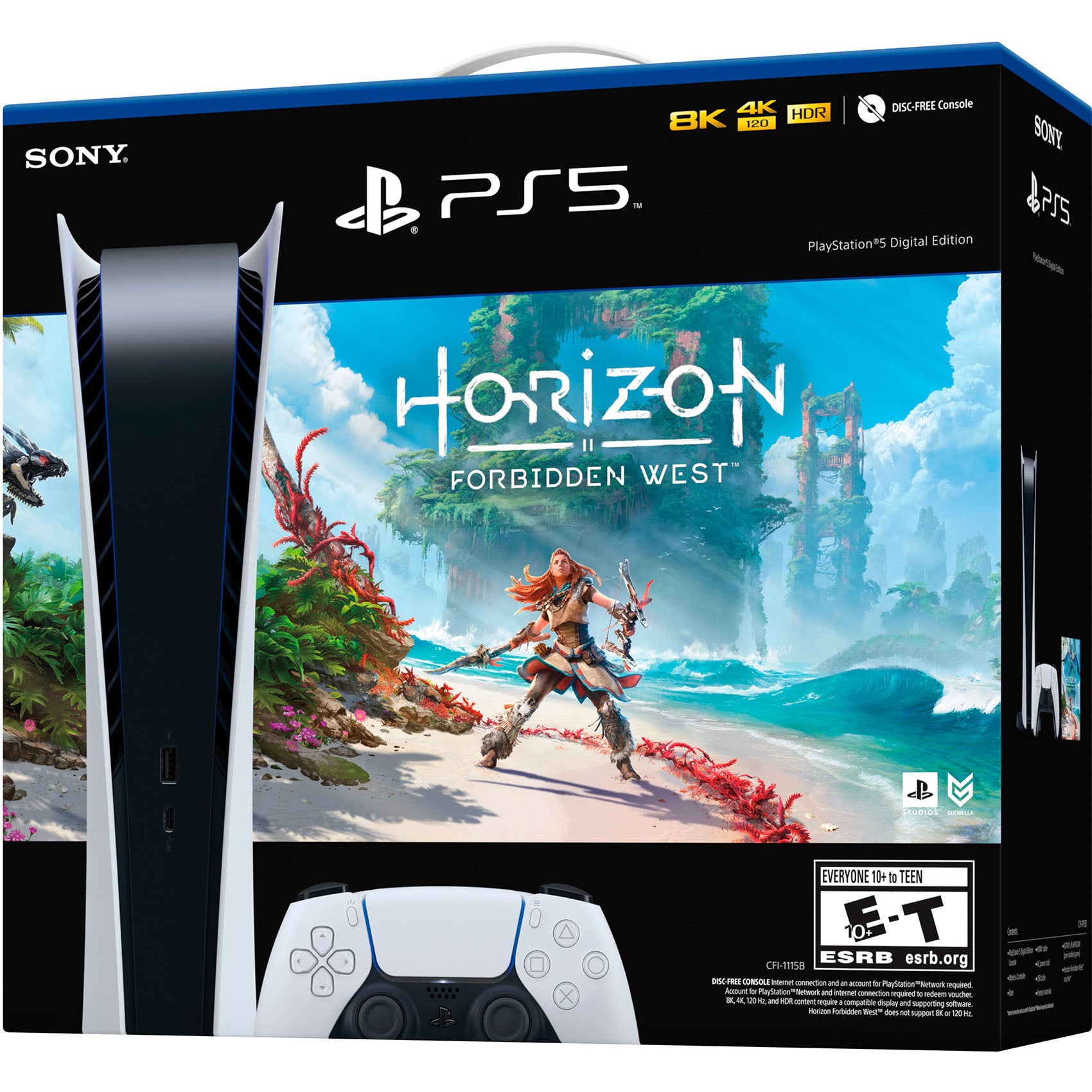 Sony PlayStation 5 Digital Edition Horizon Forbidden West Bundle - Pro-Distributing