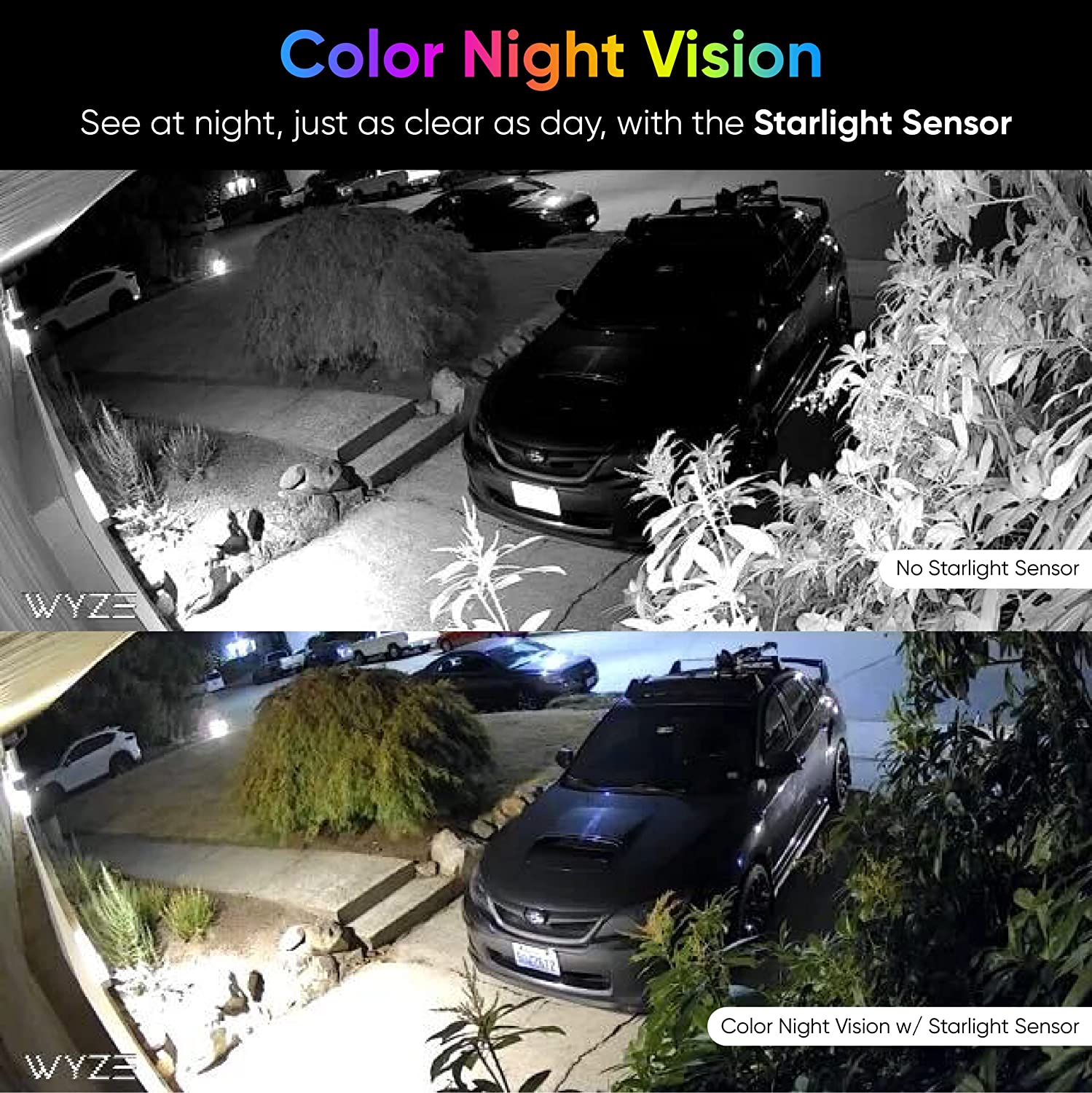 2 Pack Wyze Cam v3 with Color Night Vision, Wired 1080p HD Indoor/Outdoor Security Camera, 2-Way Audio - Pro-Distributing
