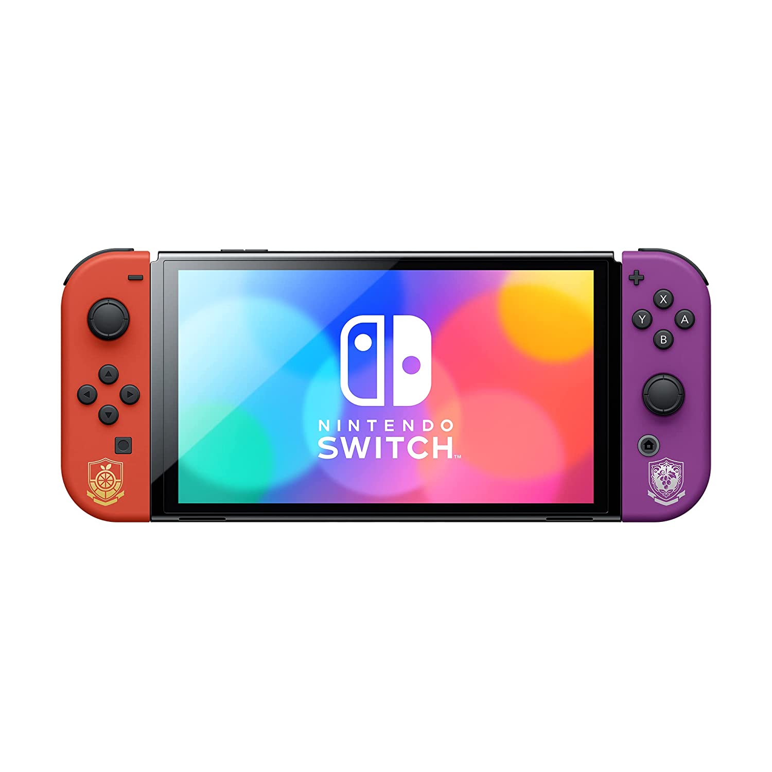 Nintendo Switch OLED Pokémon Scarlet & Violet Edition with Pokémon Violet Game and Surge Accessory Starter Pack - Pro-Distributing