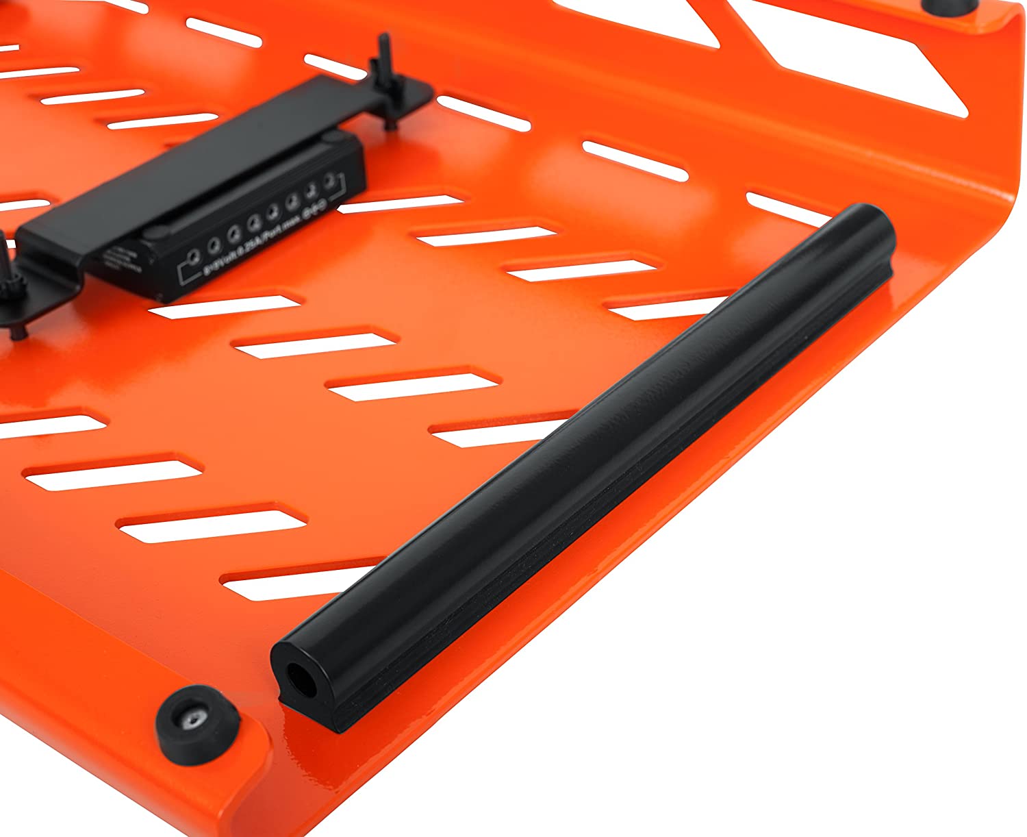 Gator Cases Extra Large Aluminum Guitar Pedal Board with Carry Bag - British Orange - Pro-Distributing