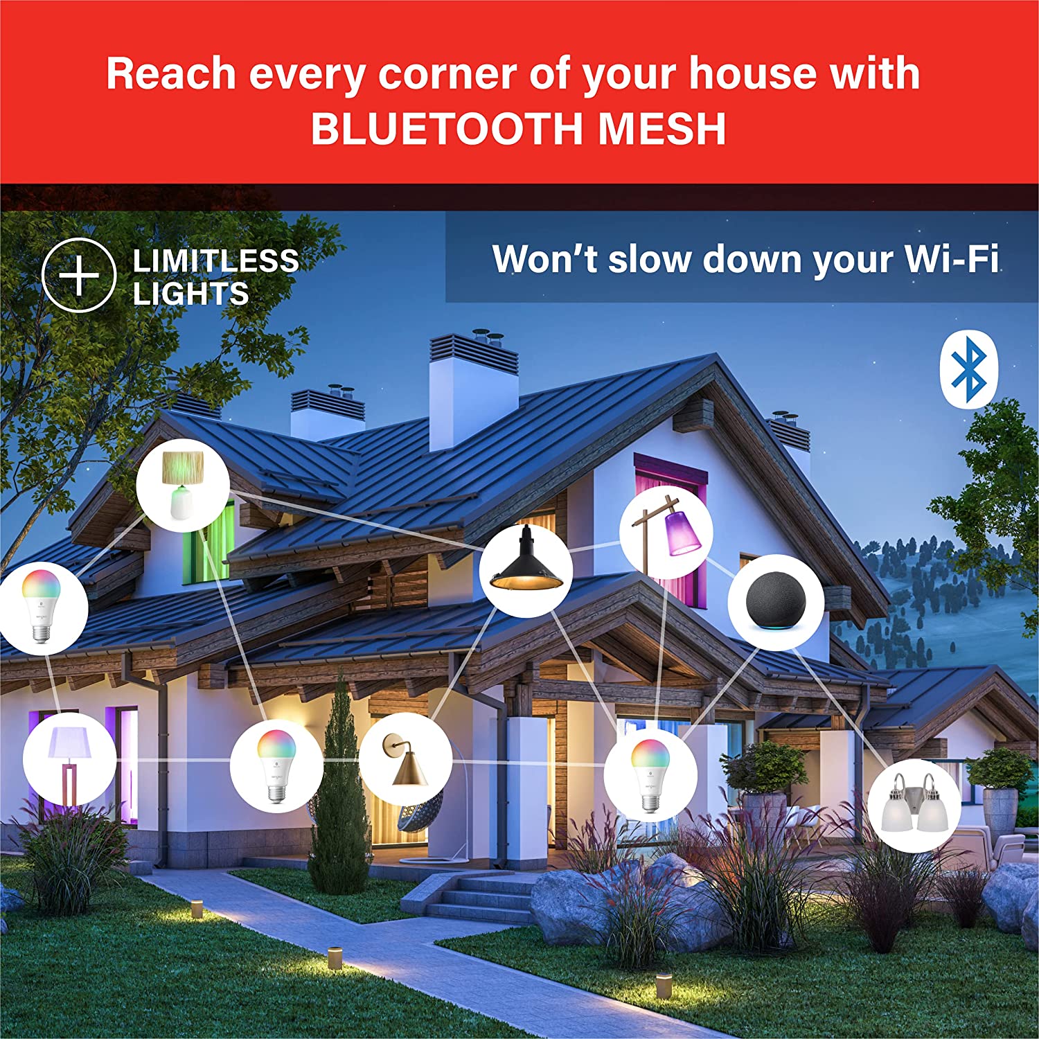 Sengled Smart Color Changing Bluetooth Mesh Dimmable LED Bulb A19 E26 - Pro-Distributing