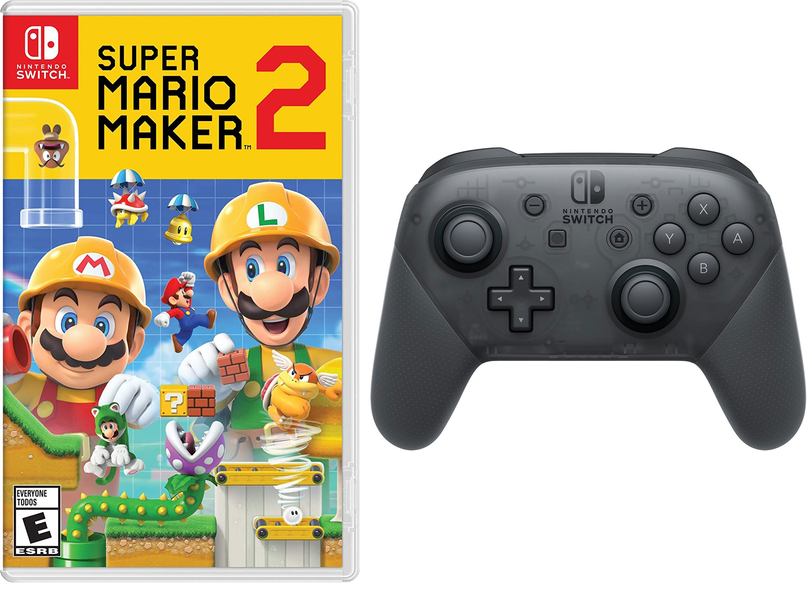Super Mario Maker 2 Nintendo Switch and Pro Controller - Pro-Distributing