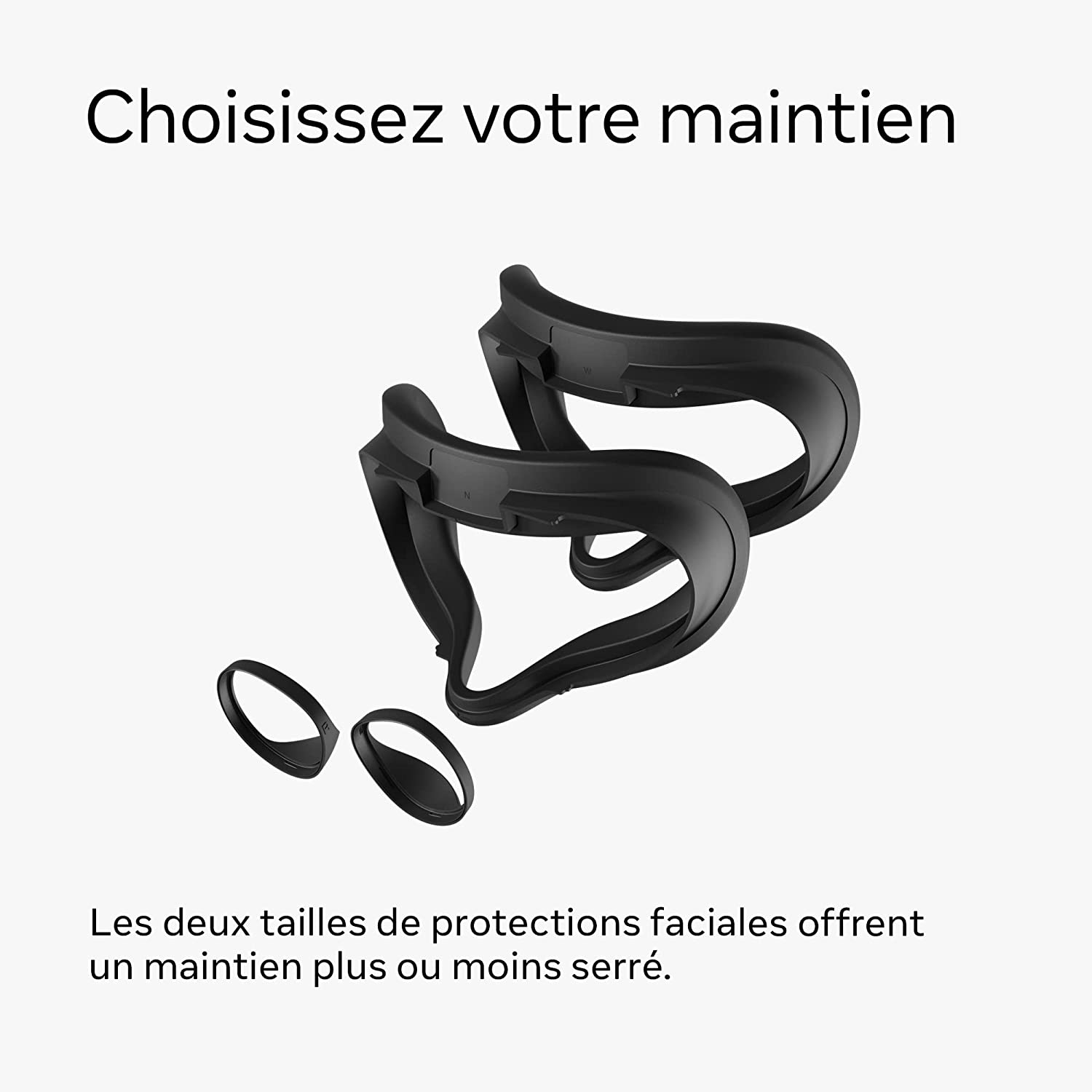 Oculus VR Quest 2 Fit Pack with Two Alternate-Width Facial Interfaces and Light Blockers - VR - Pro-Distributing